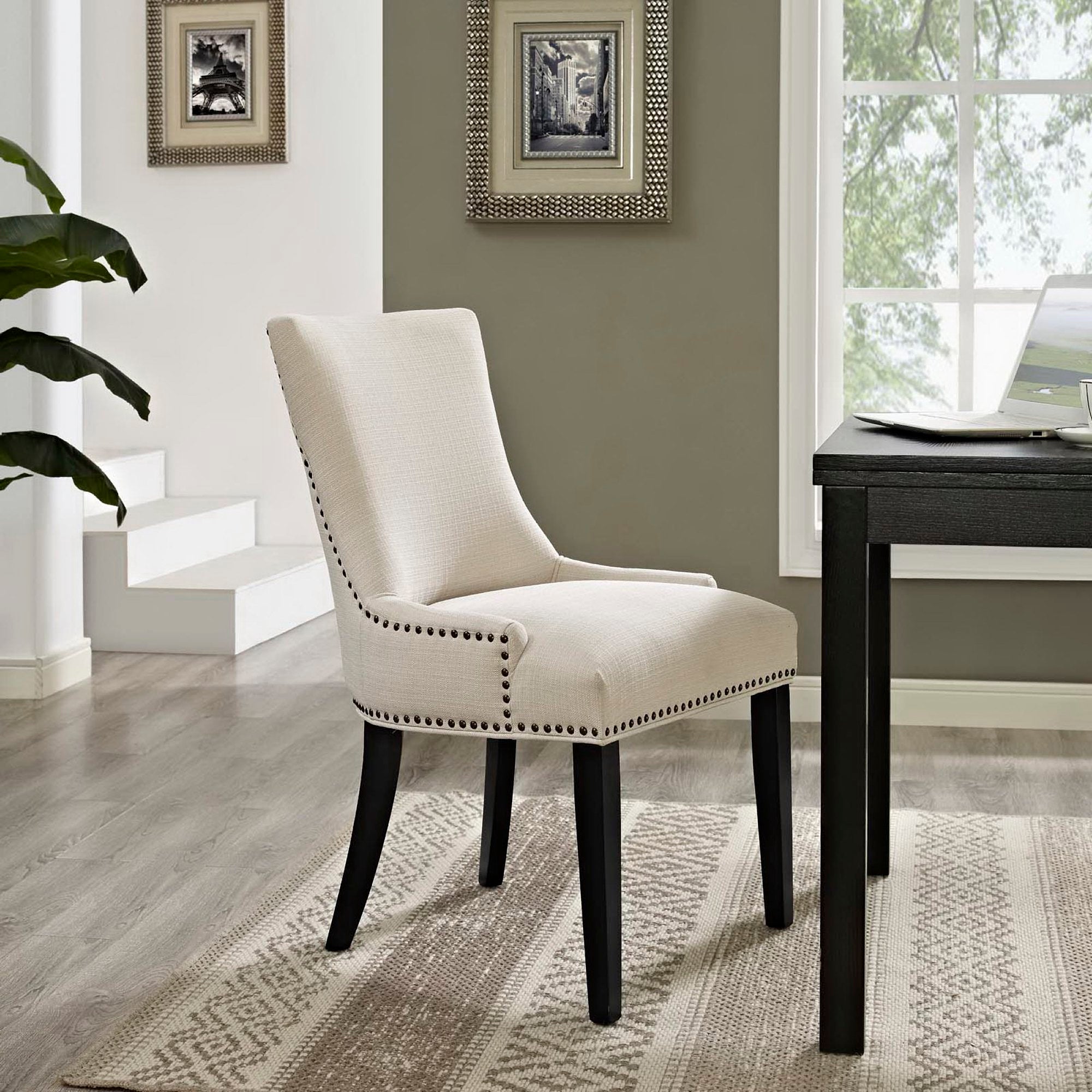 Marquis Fabric Dining Chair, Beige