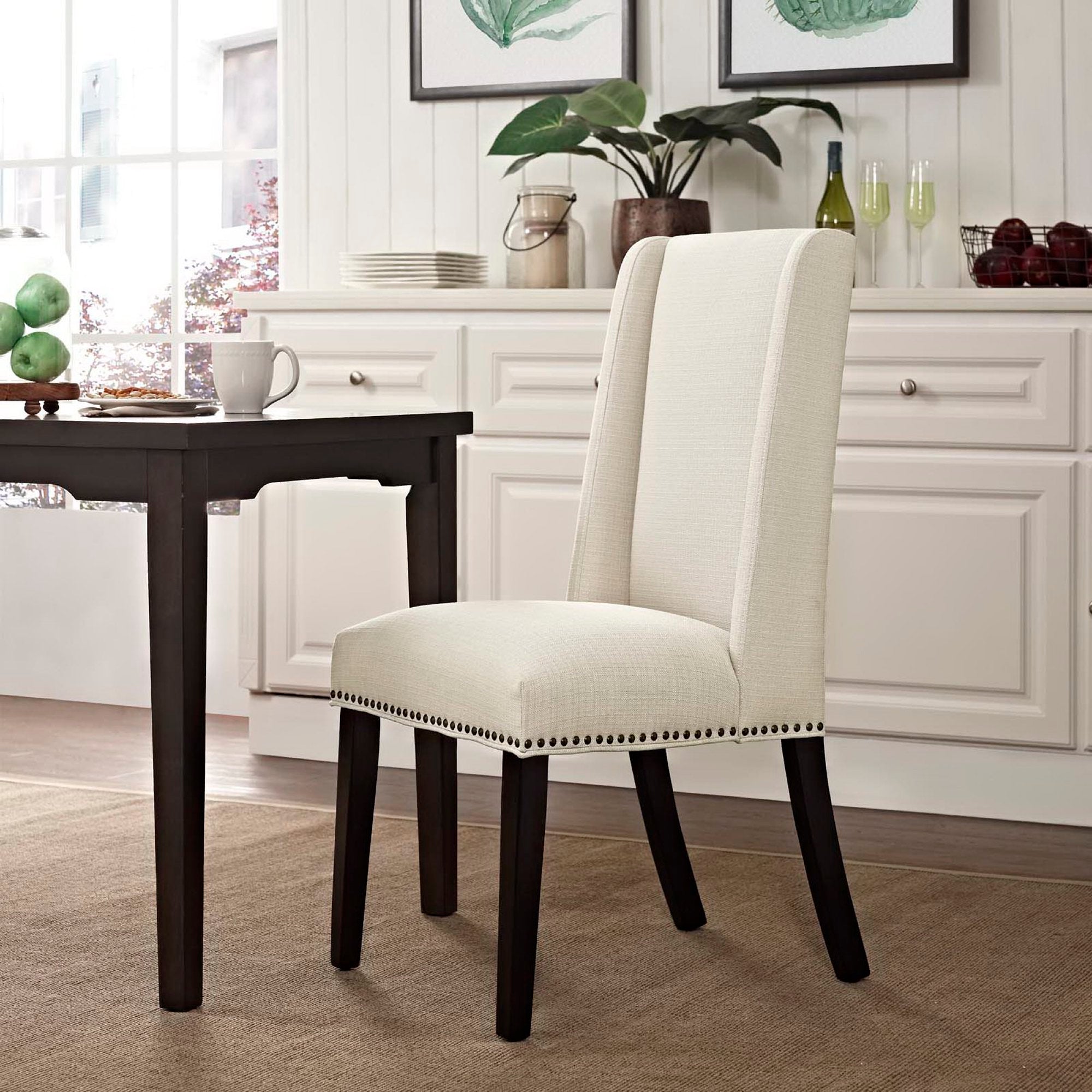 Baron Fabric Dining Chair, Beige