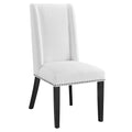 Baron Fabric Dining Chair, White