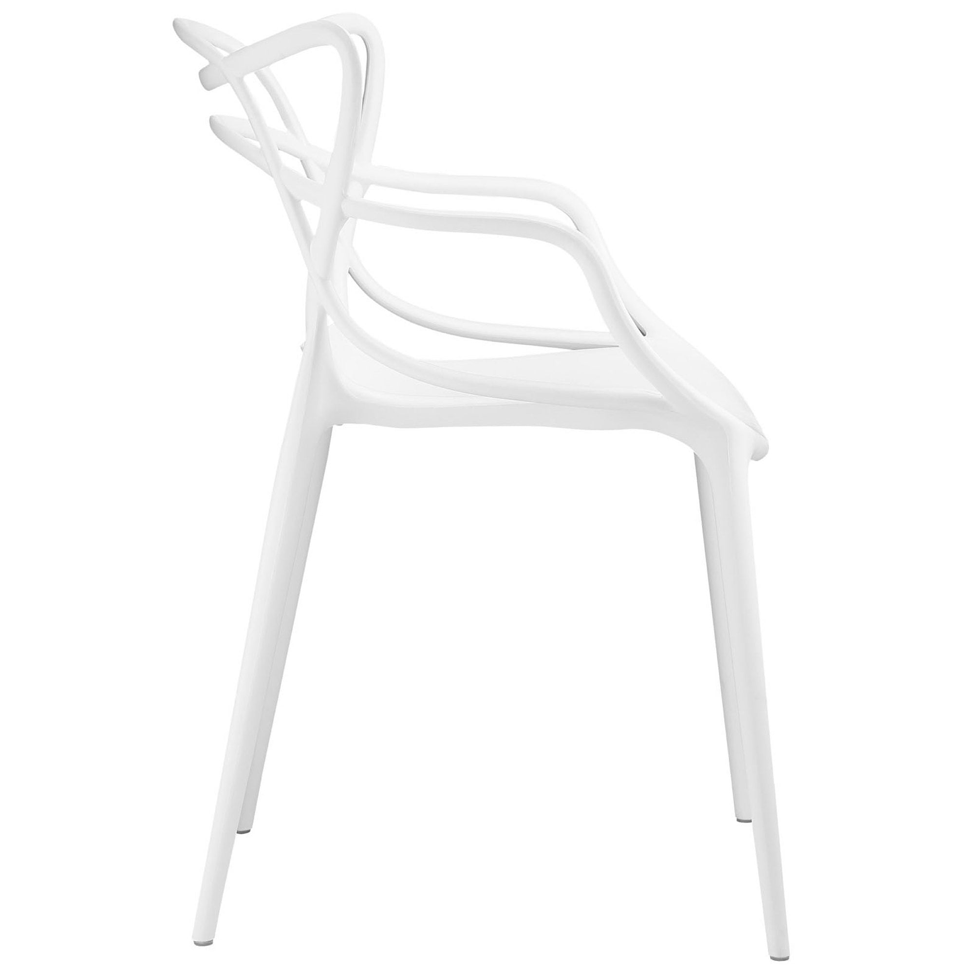 Entangled Dining Set Set of 4, White