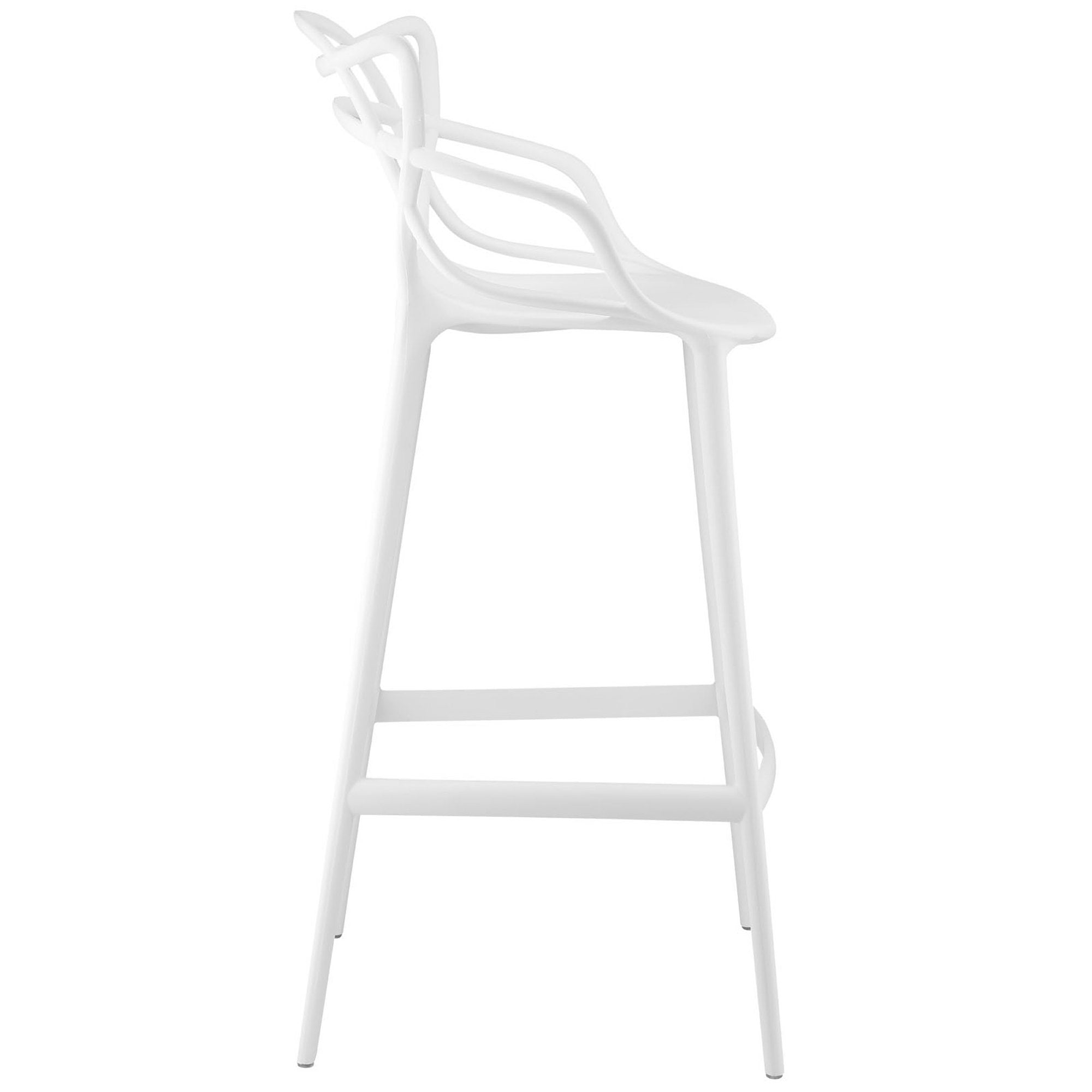Entangled Bar Stool Set of 2, White