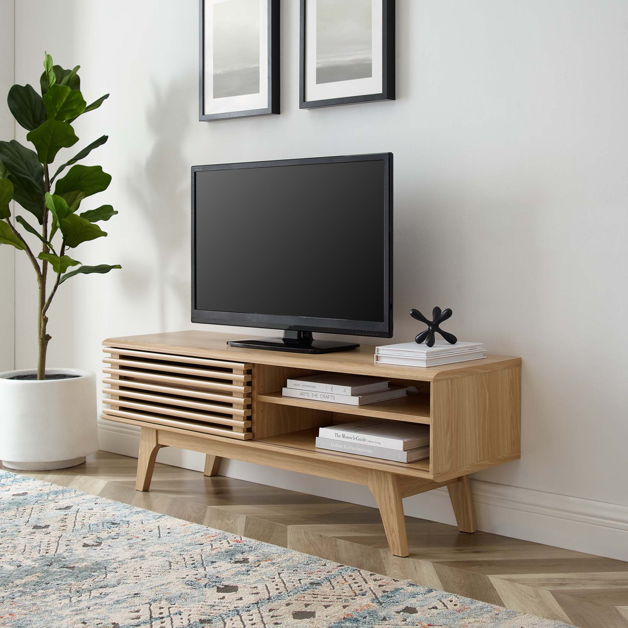 Render 48" TV Stand, Oak