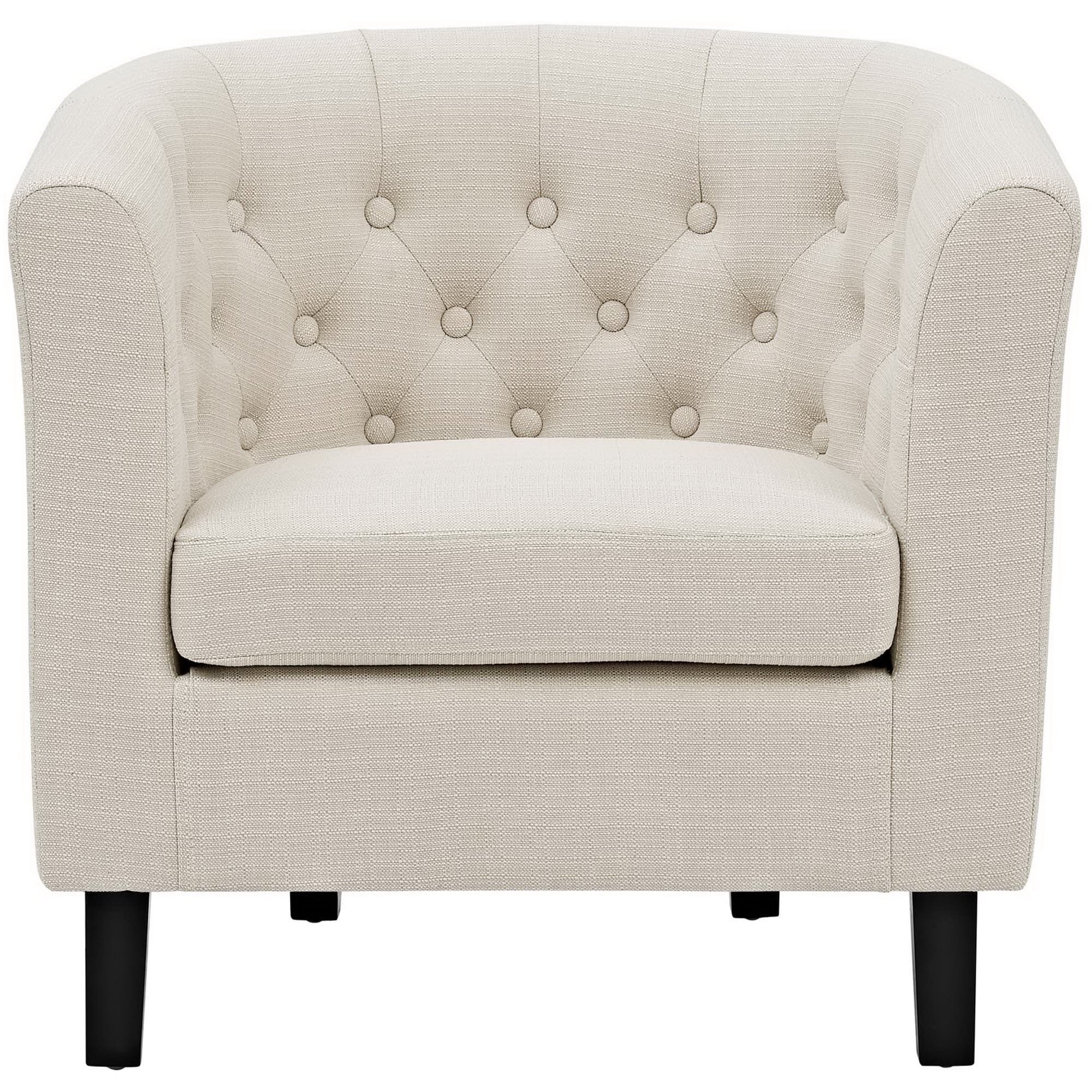 Prospect Upholstered Fabric Armchair, Beige