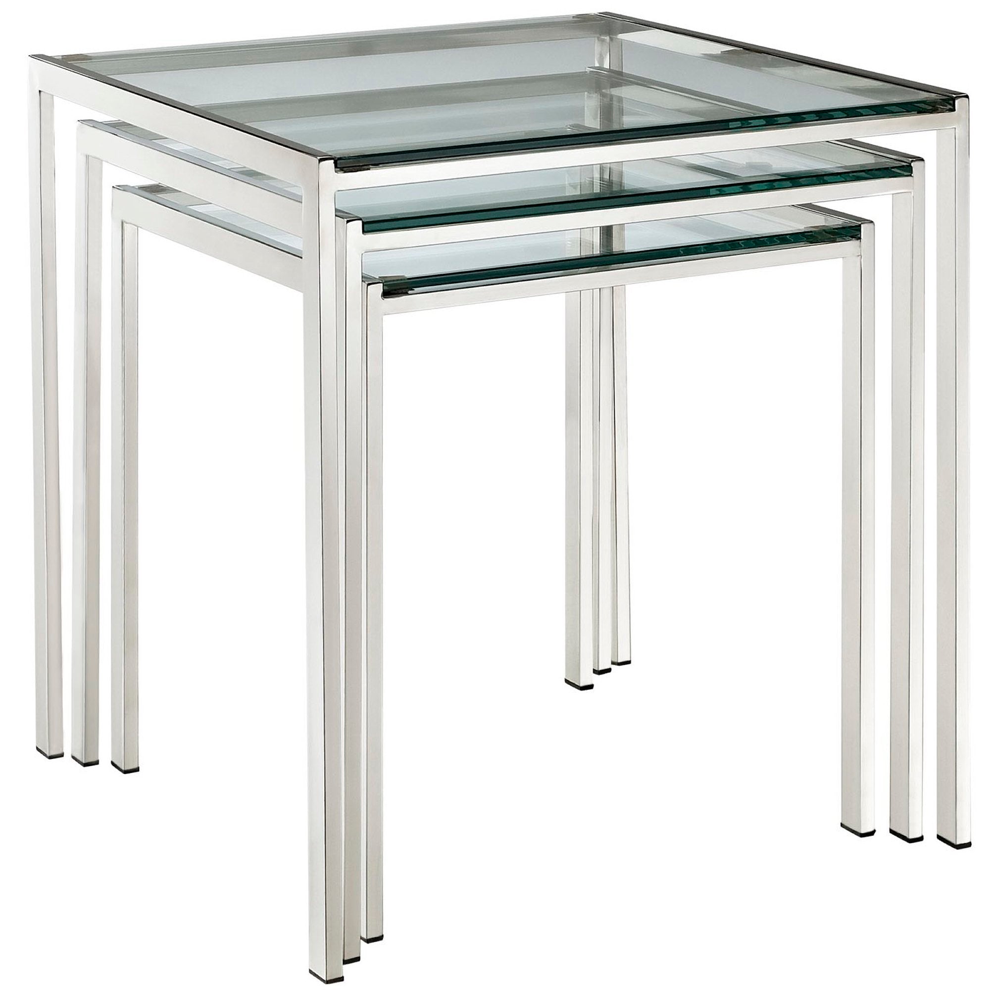 Nimble Nesting Table, Silver
