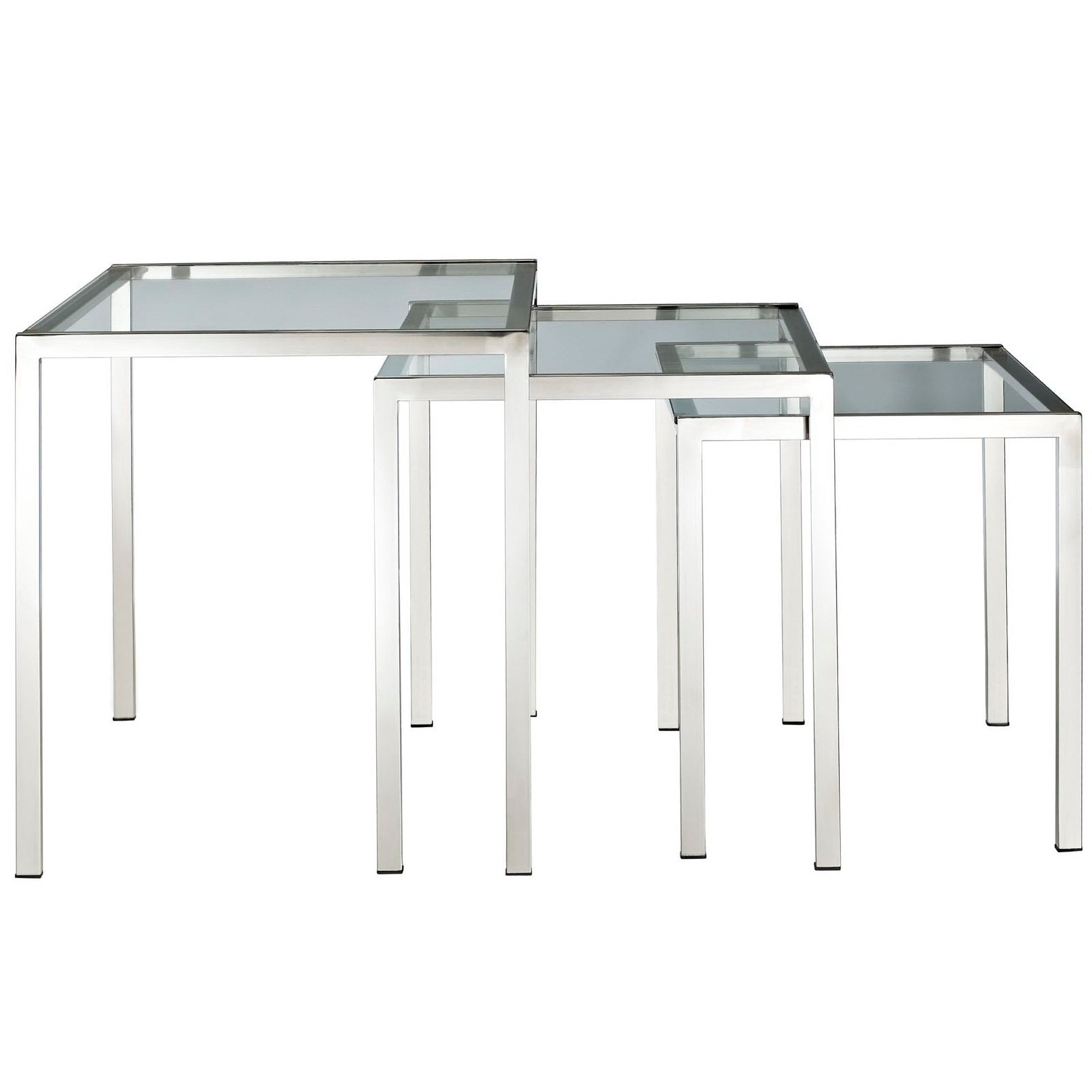 Nimble Nesting Table, Silver