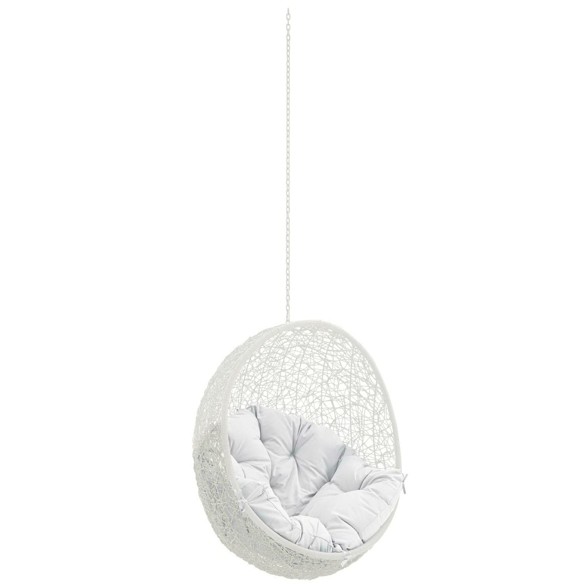 Hide Outdoor Patio Swing Chair Without Stand, White