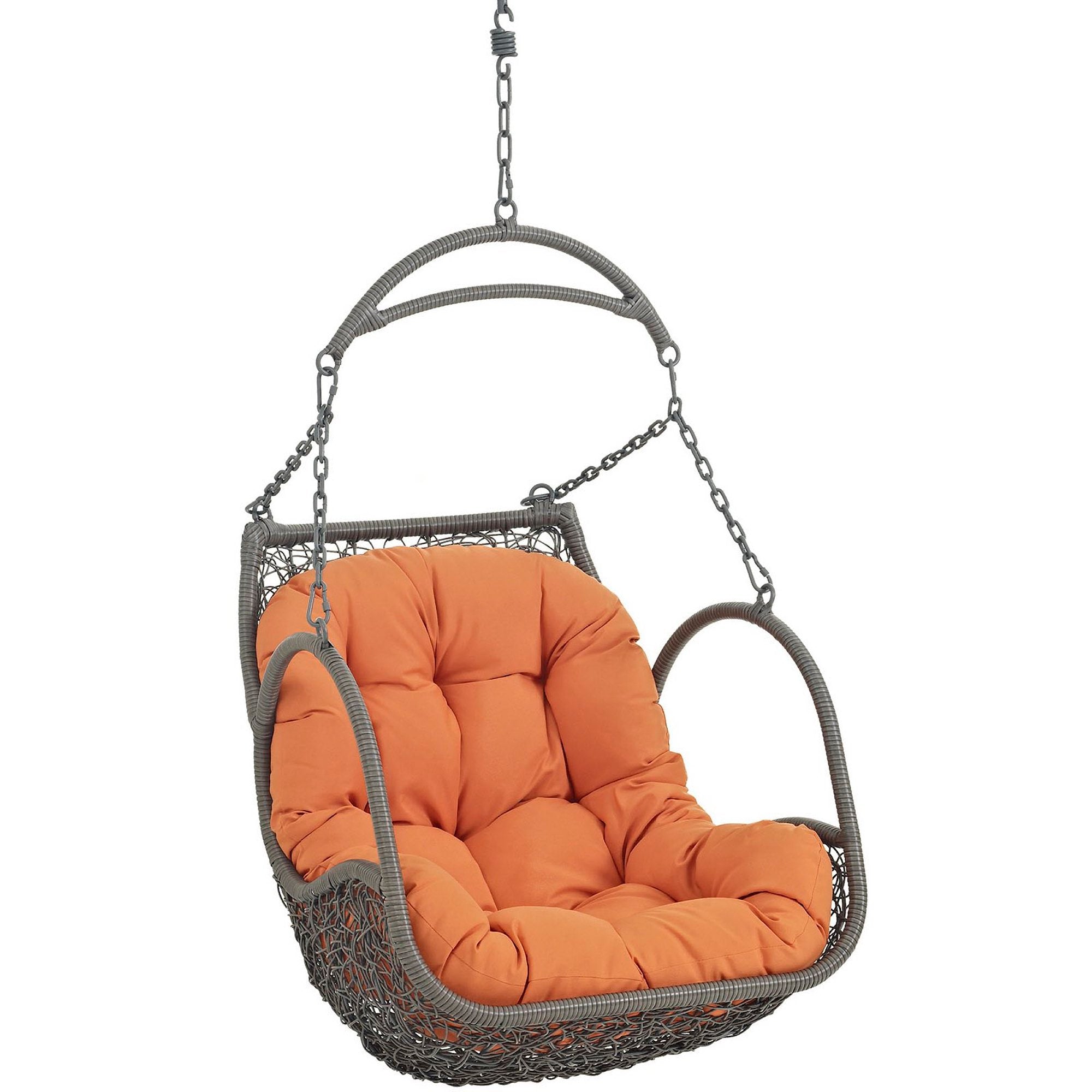 Arbor Outdoor Patio Swing Chair Without Stand, Orange