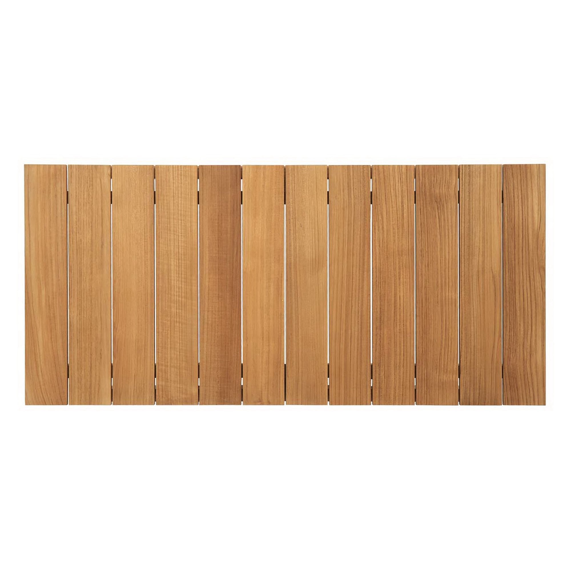 Bayport Outdoor Patio Teak Coffee Table, Natural