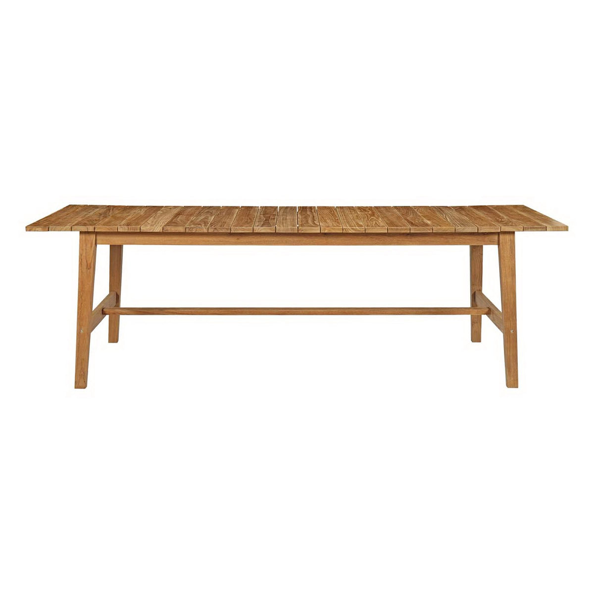 Dorset Outdoor Patio Teak Dining Table, Natural