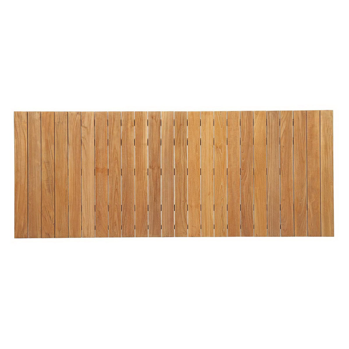 Dorset Outdoor Patio Teak Dining Table, Natural
