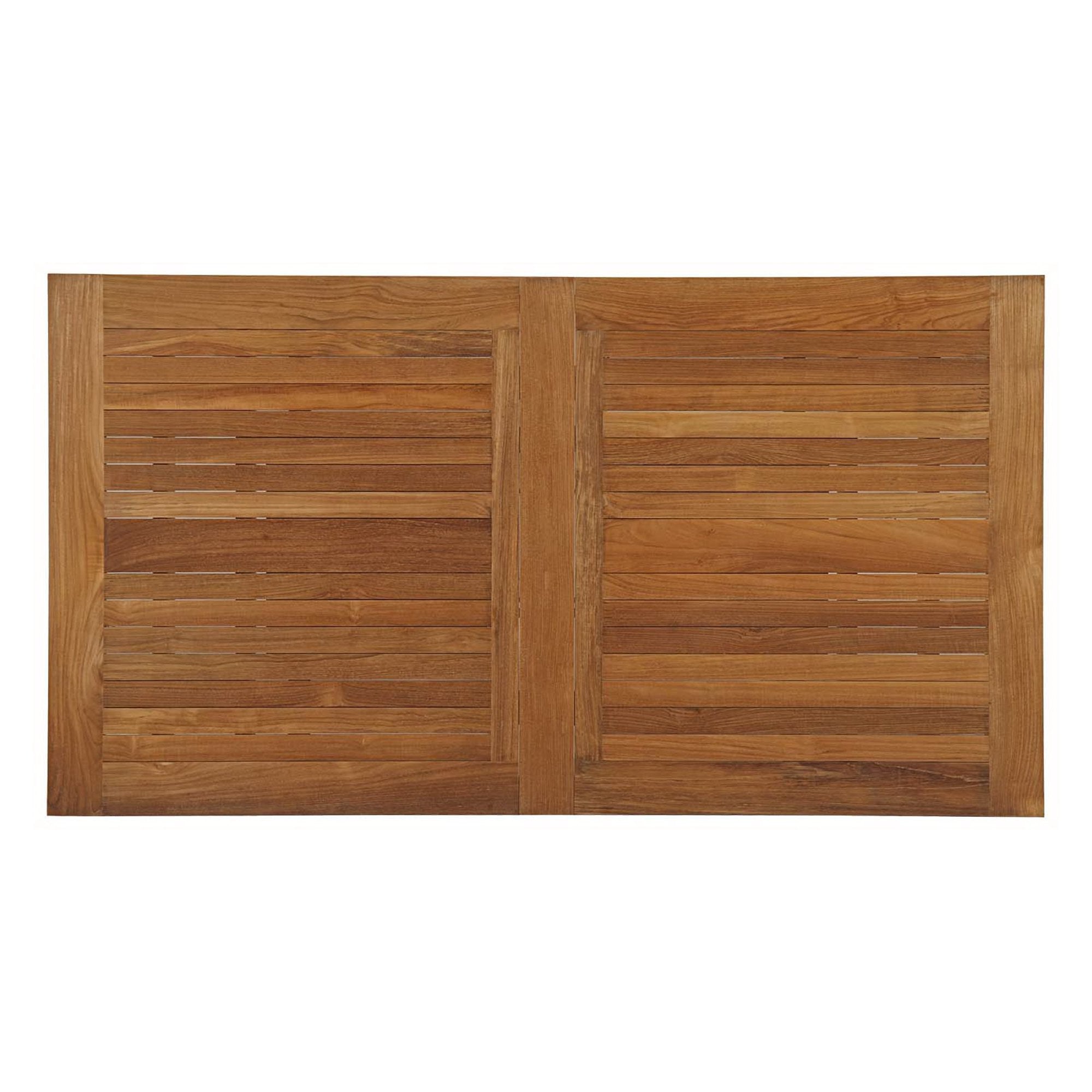Marina Extendable Outdoor Patio Teak Dining Table, Natural