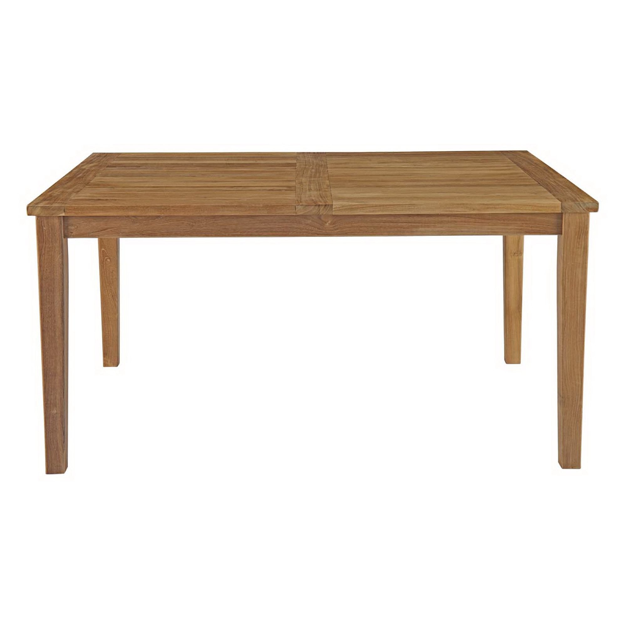Marina 60" Outdoor Patio Teak Dining Table, Natural