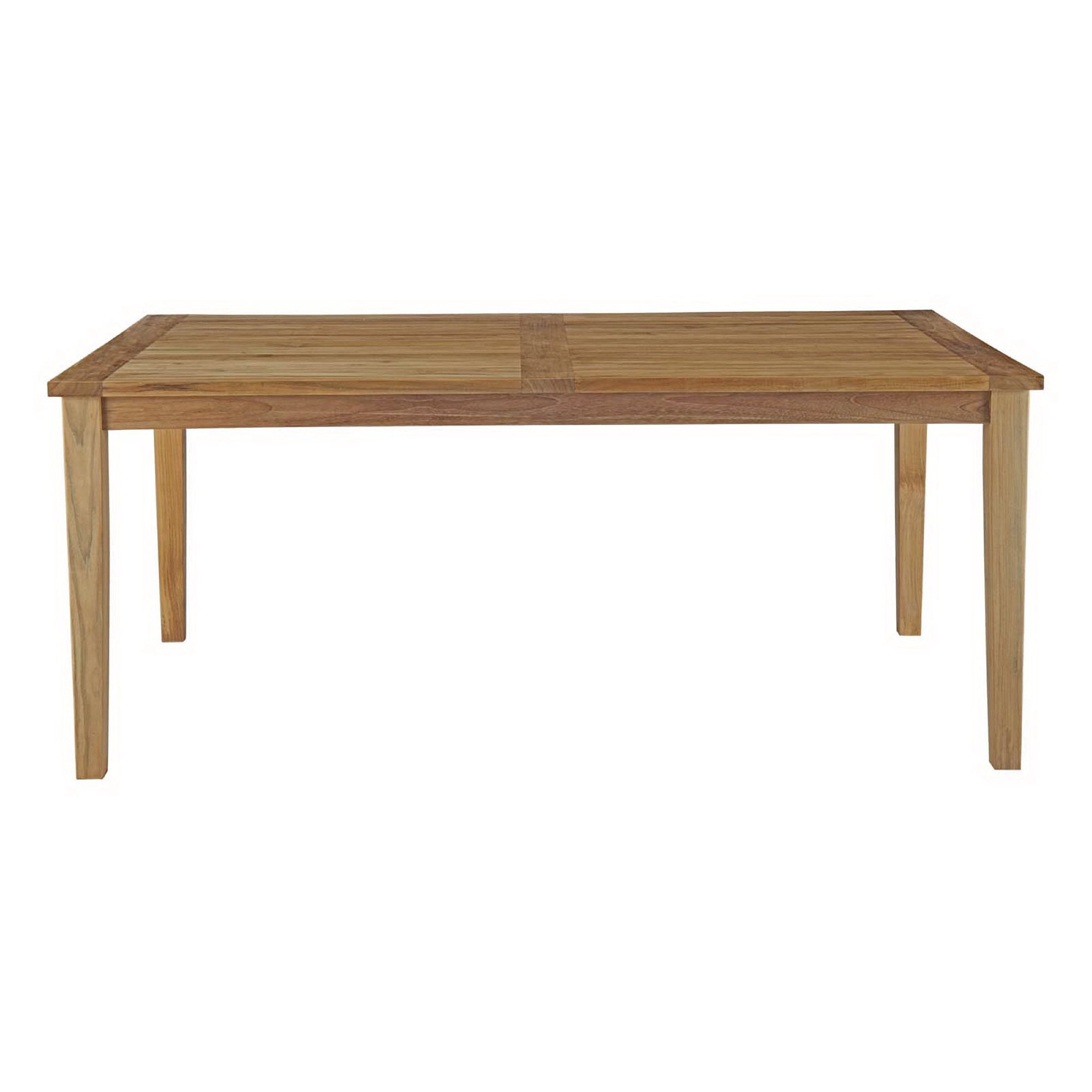 Marina 72" Outdoor Patio Teak Dining Table, Natural