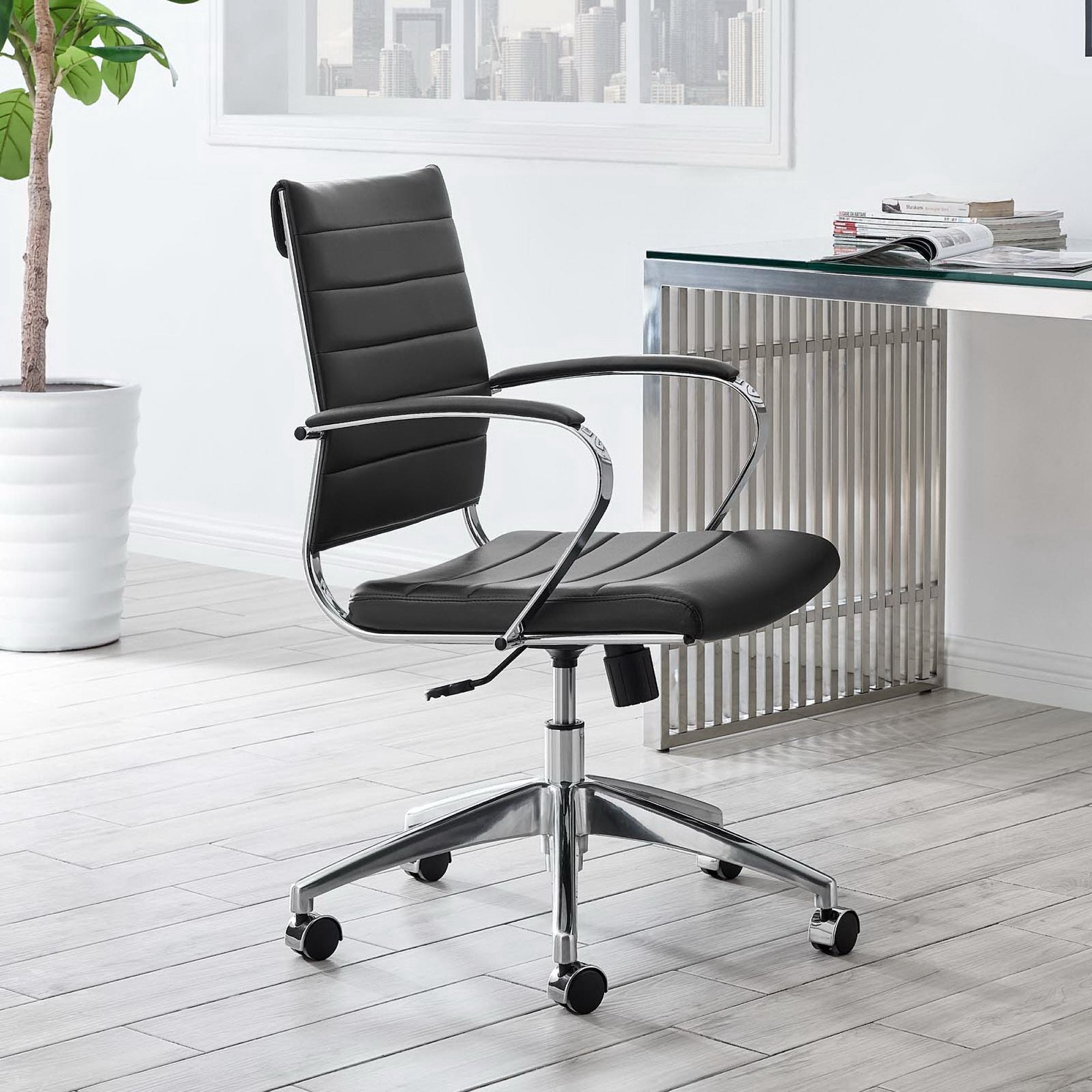 Jive Mid Back Office Chair, Black