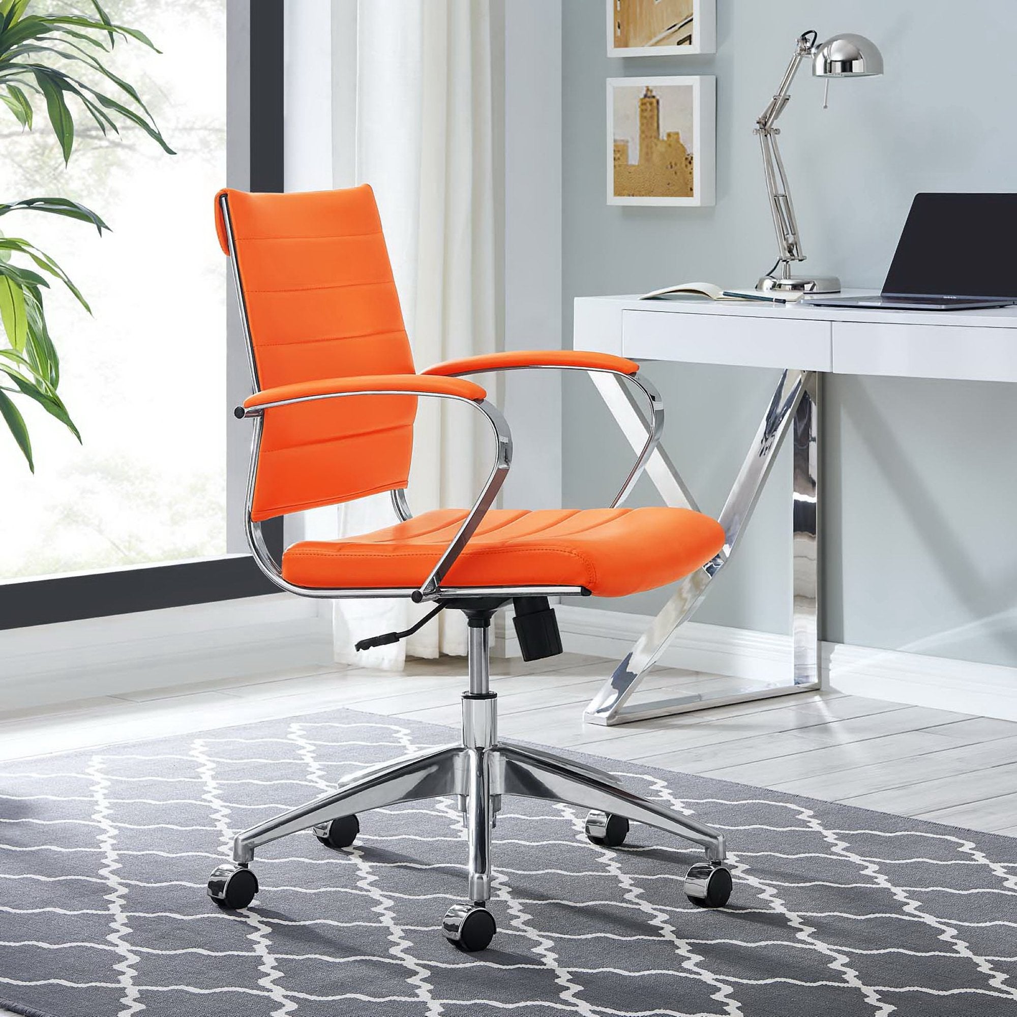 Jive Mid Back Office Chair, Orange