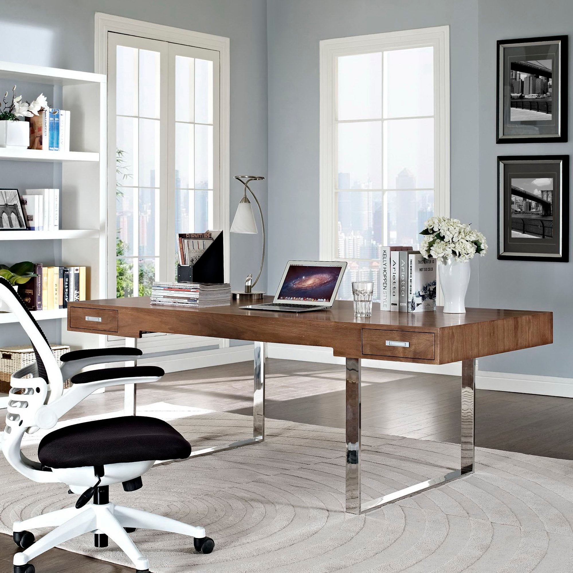 Tinker Office Desk, Walnut