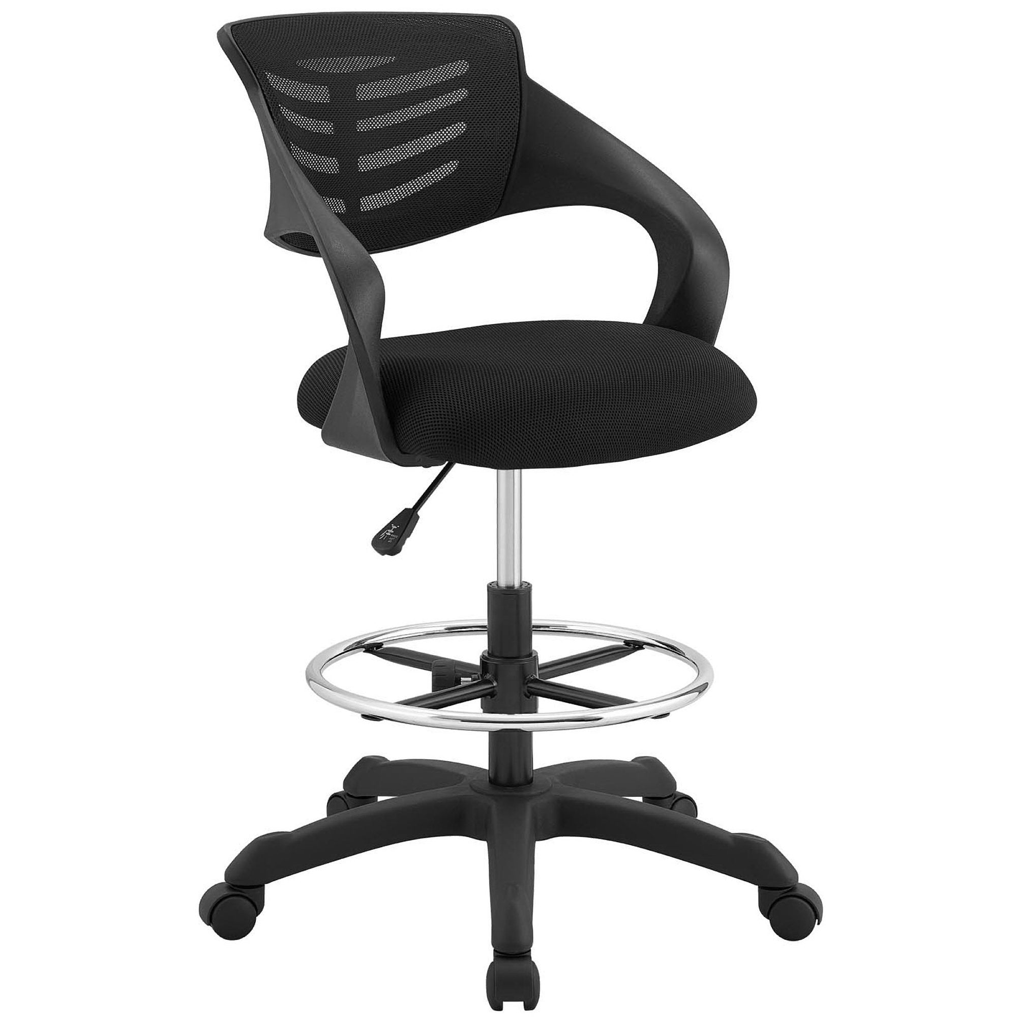Thrive Mesh Drafting Chair, Black
