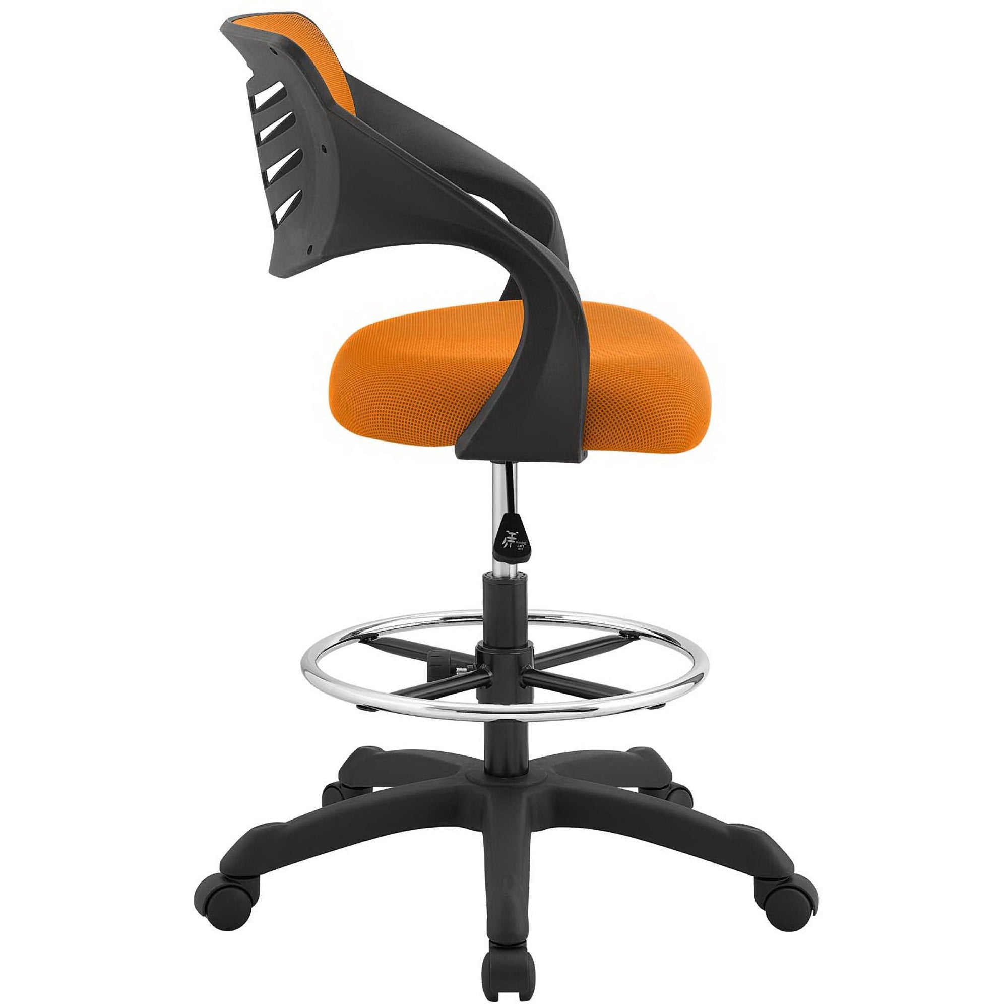 Thrive Mesh Drafting Chair, Orange