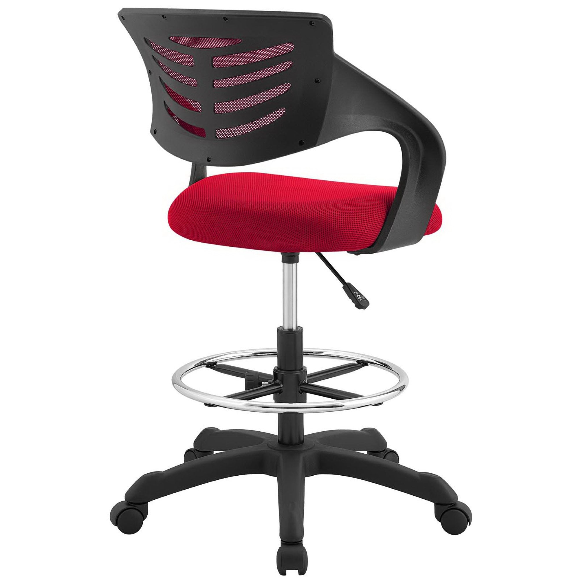 Thrive Mesh Drafting Chair, Red