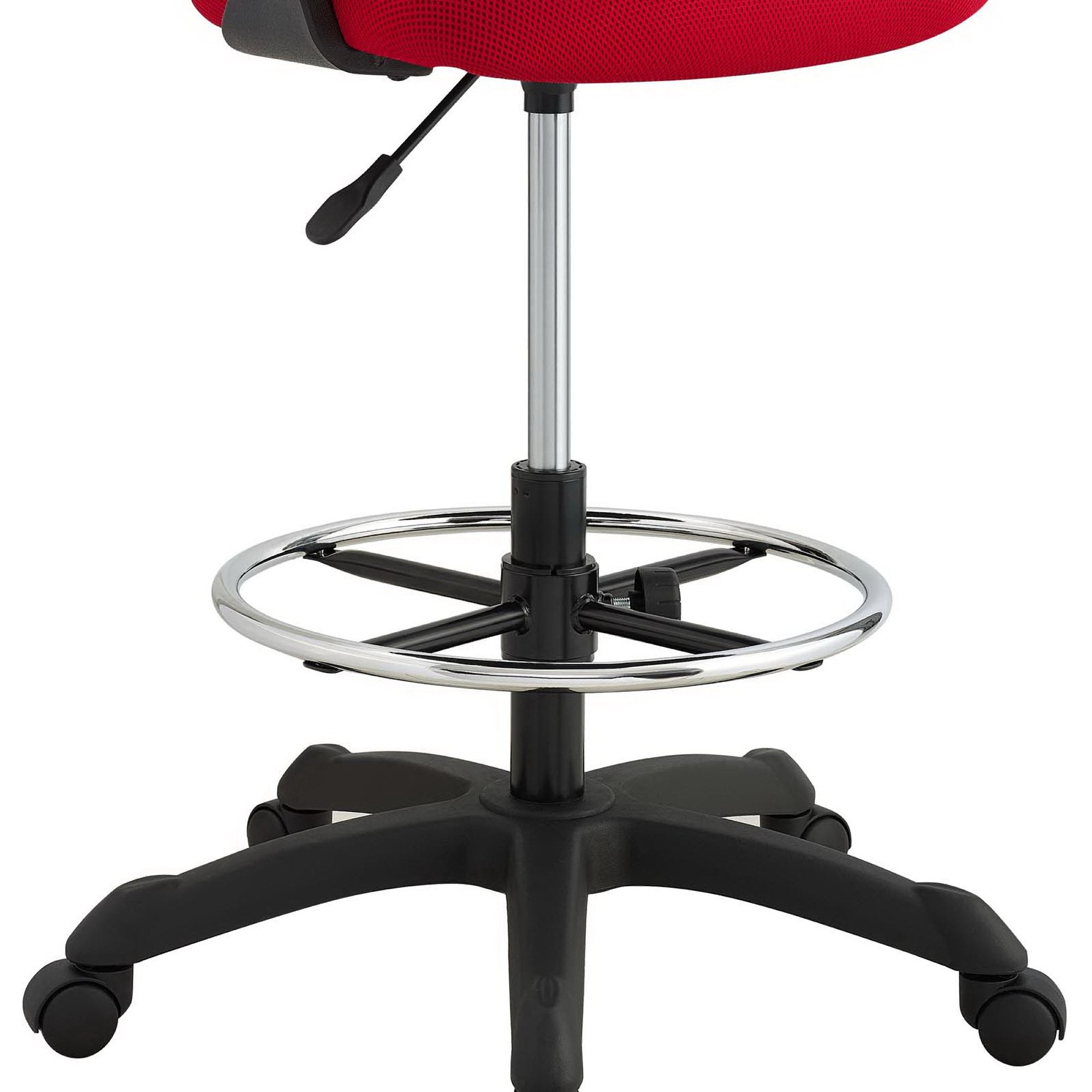 Thrive Mesh Drafting Chair, Red