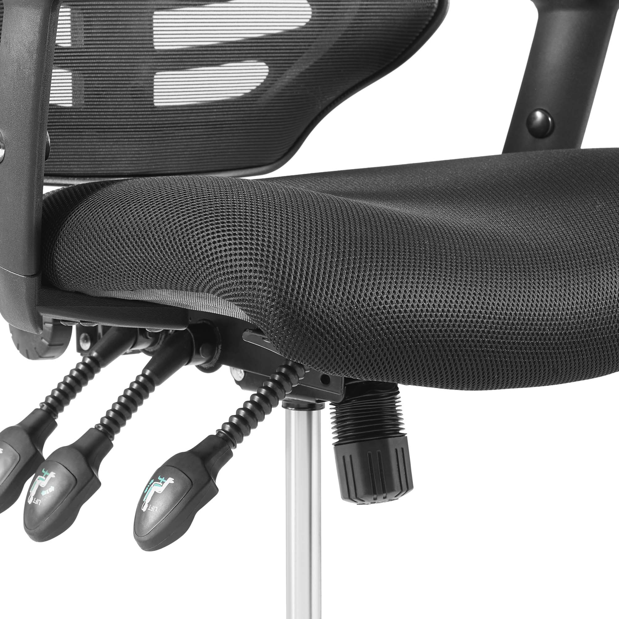 Calibrate Mesh Drafting Chair, Black