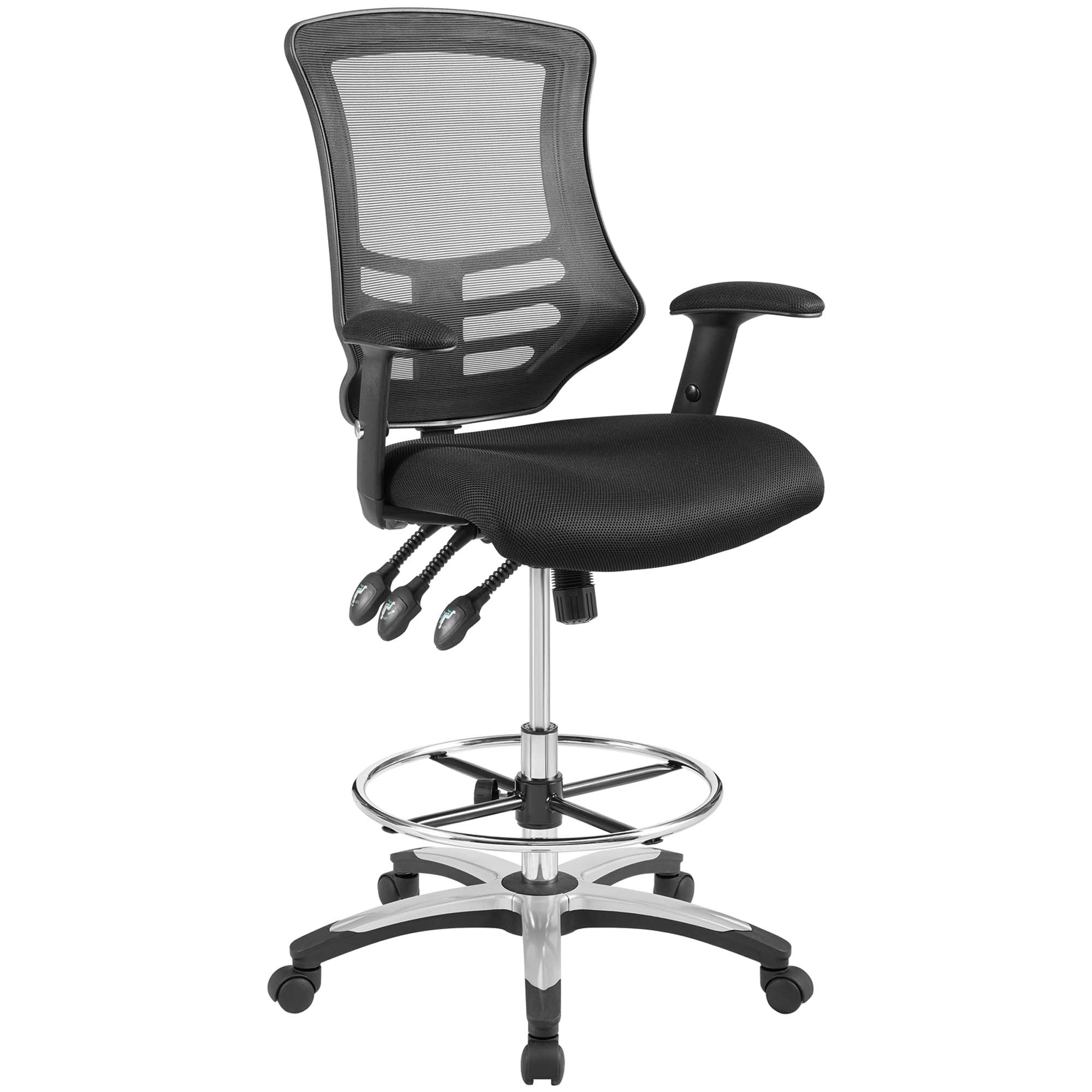 Calibrate Mesh Drafting Chair, Black