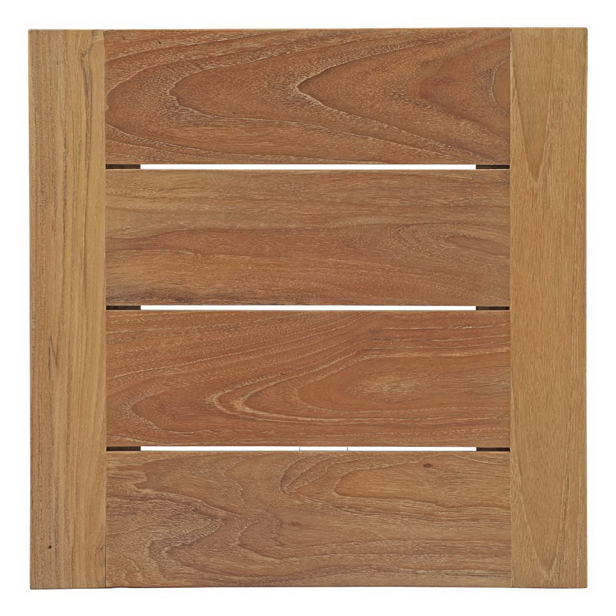 Bayport 3 Piece Outdoor Patio Teak Set, Natural White