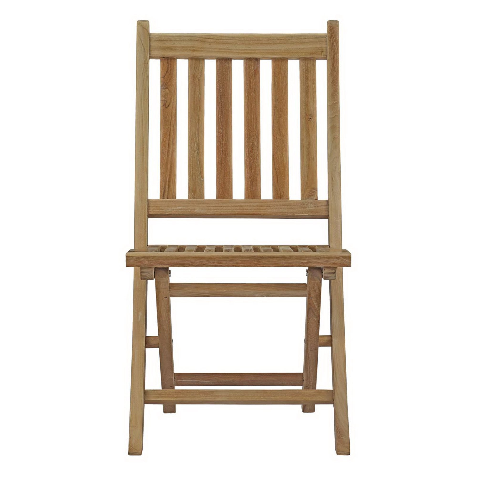 Marina 9 Piece Outdoor Patio Teak Dining Set, Natural