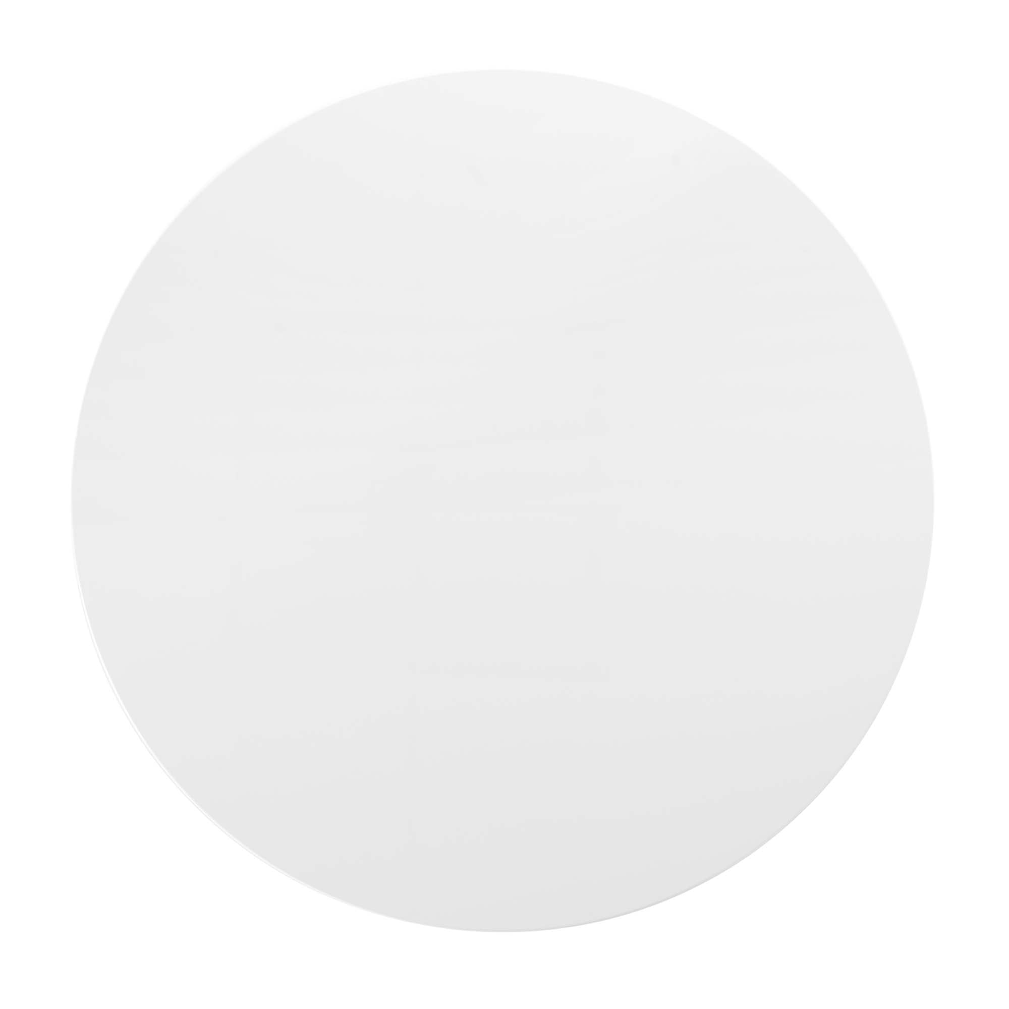 Lippa 48" Round Wood Dining Table, Gold White