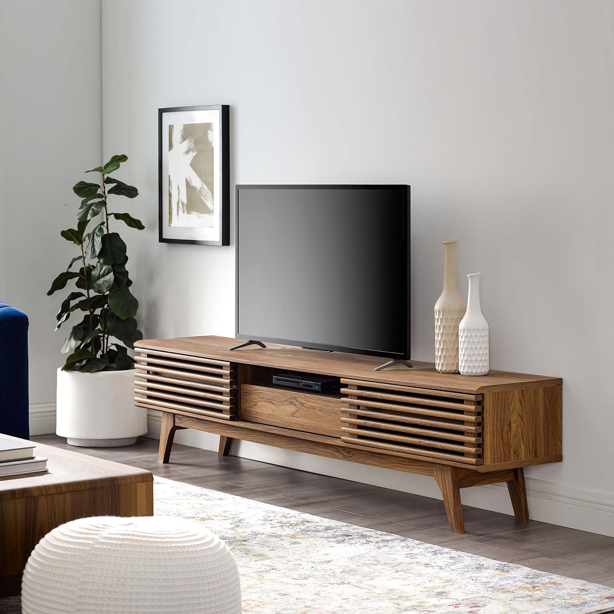 Render 70" TV Stand, Walnut