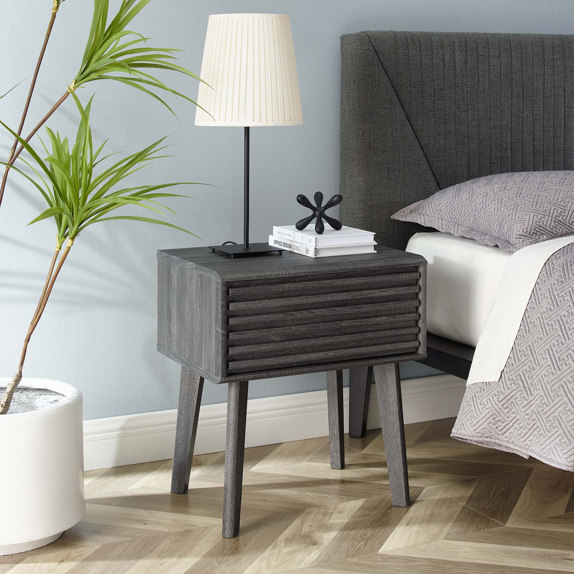 Render End Table, Charcoal