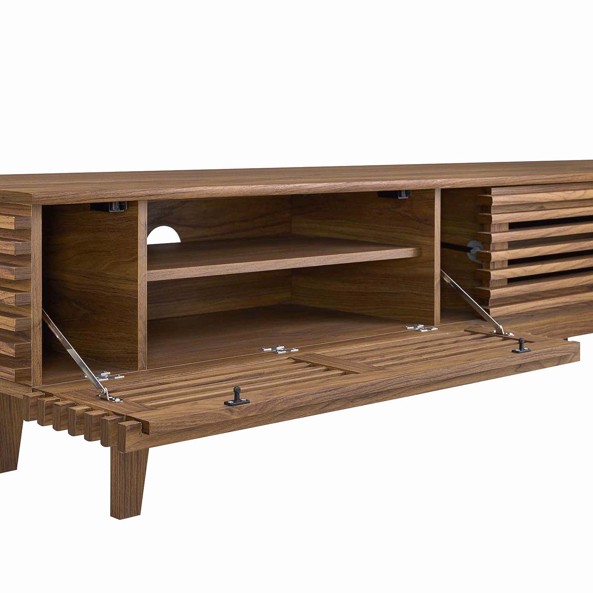 Render 71" TV Stand, Walnut