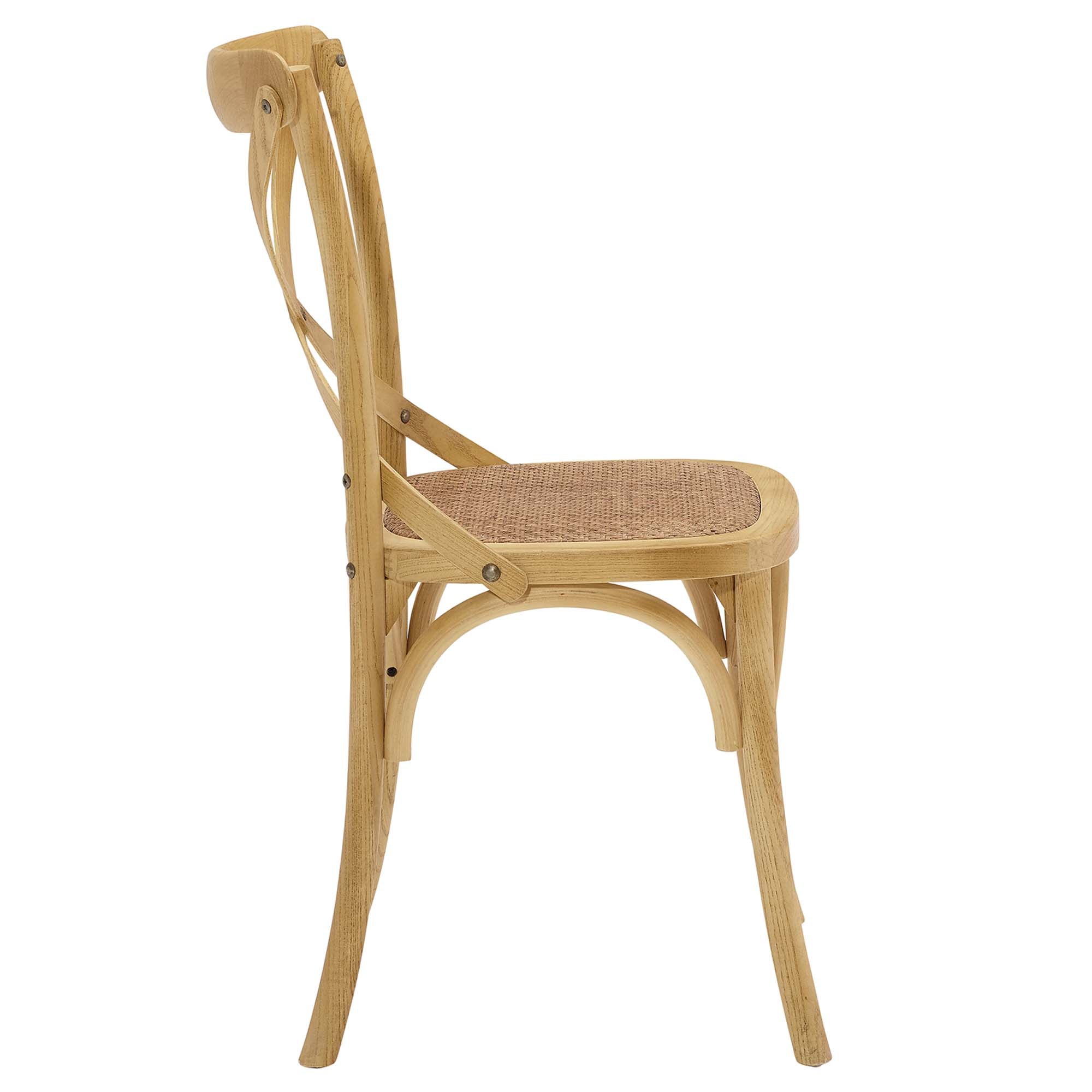 Gear Dining Side Chair Set of 2, Natural