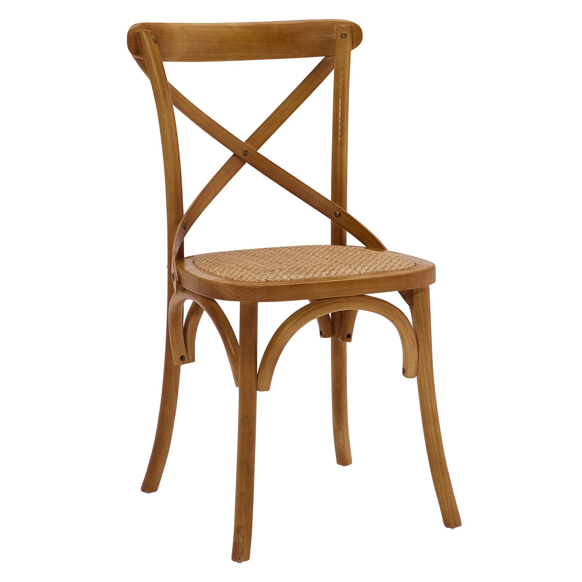 Gear Dining Side Chair Set of 2, Walnut