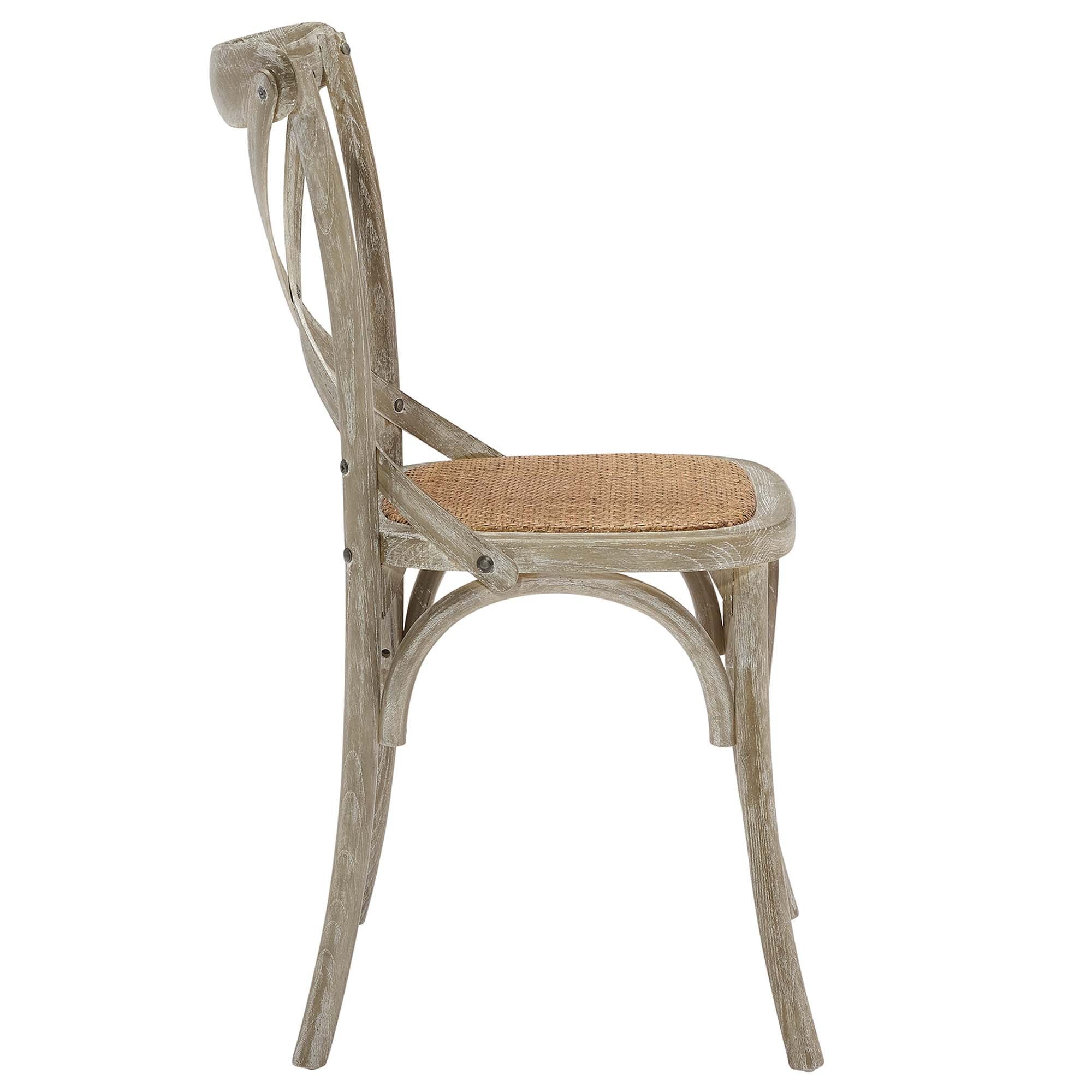 Gear Dining Side Chair Set of 4, Gray