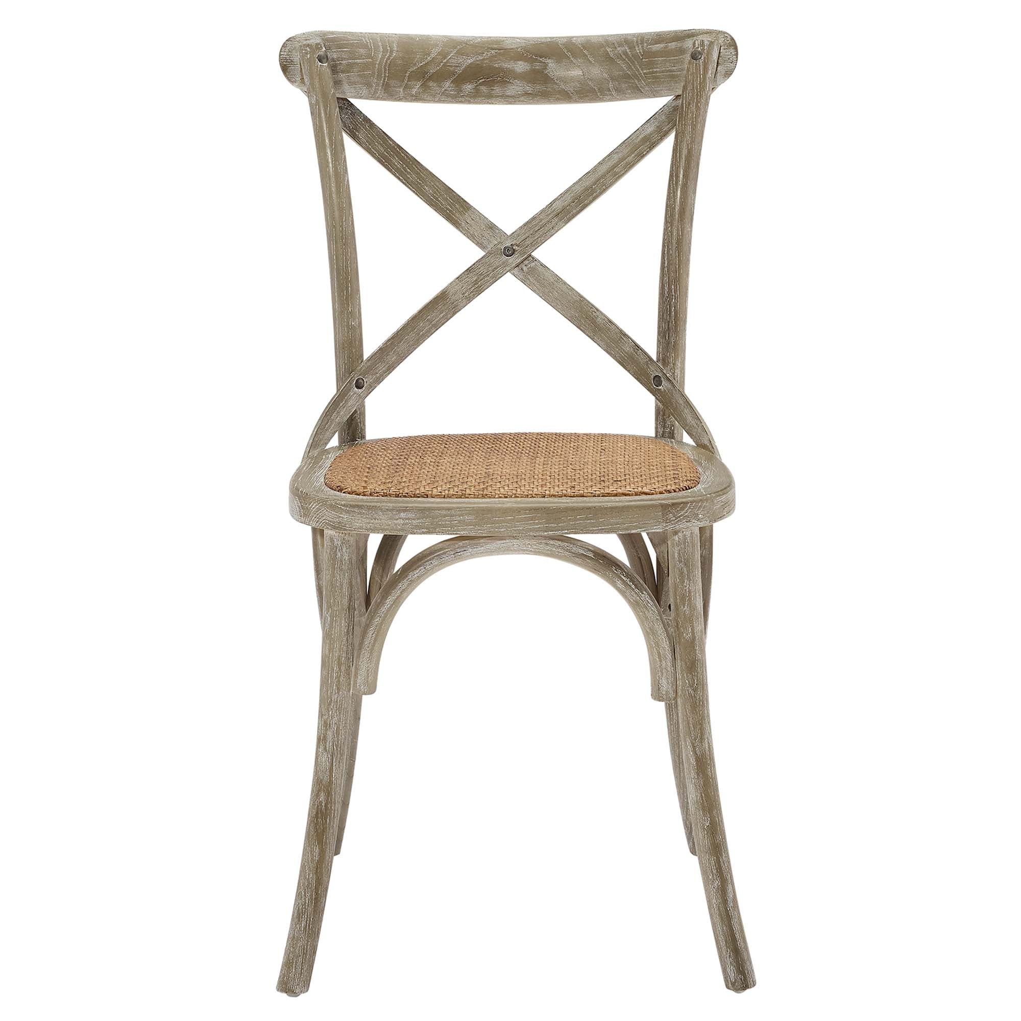 Gear Dining Side Chair Set of 4, Gray