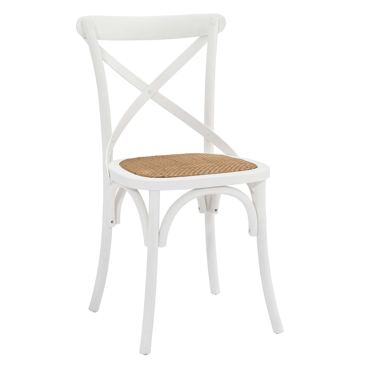 Gear Dining Side Chair Set of 4, White