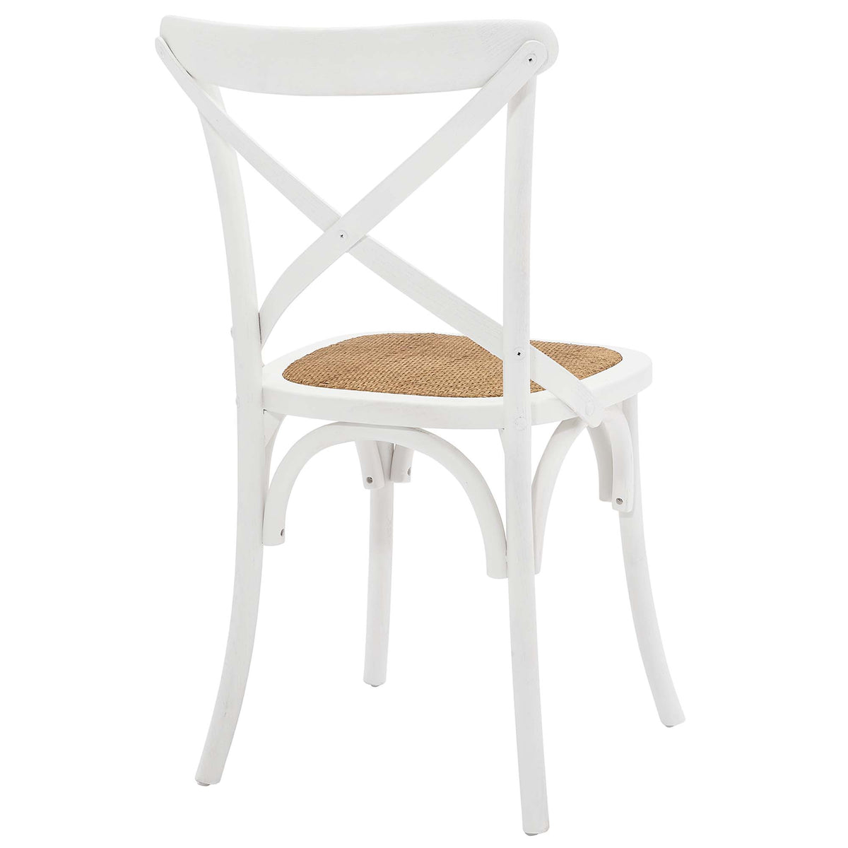 Gear Dining Side Chair Set of 4, White