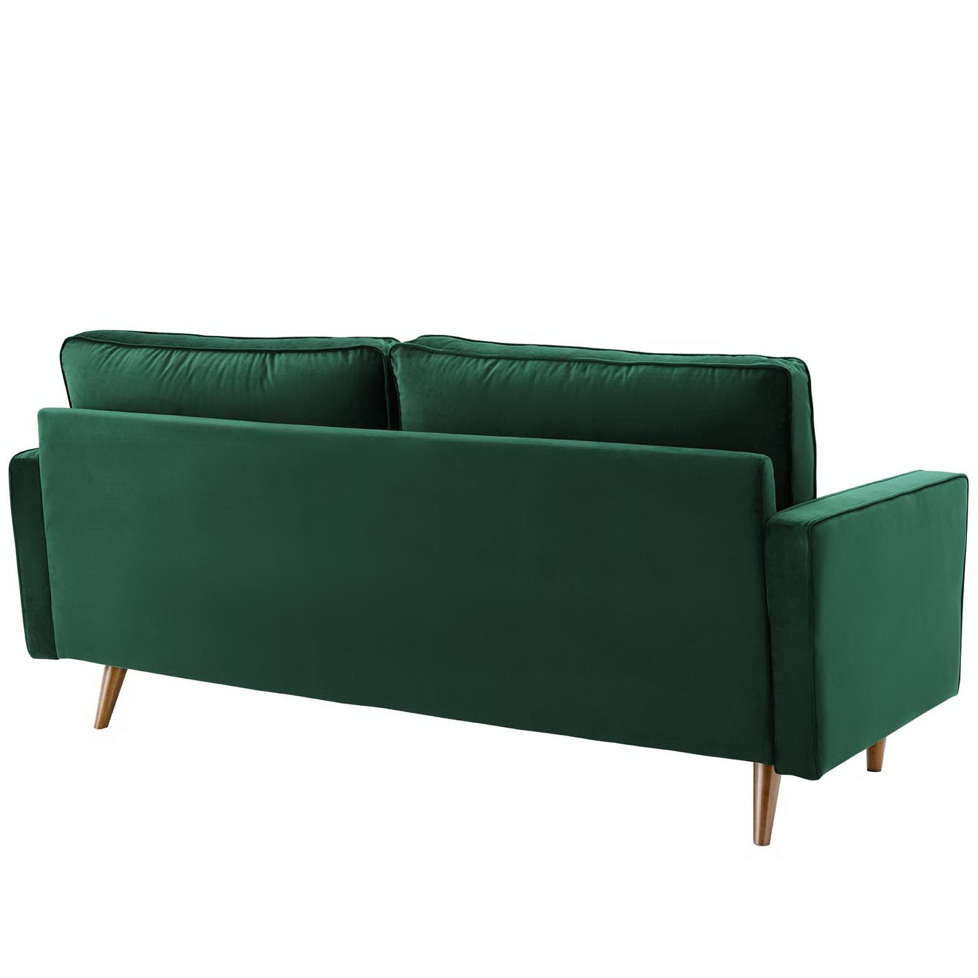 Valour Performance Velvet Sofa, Green