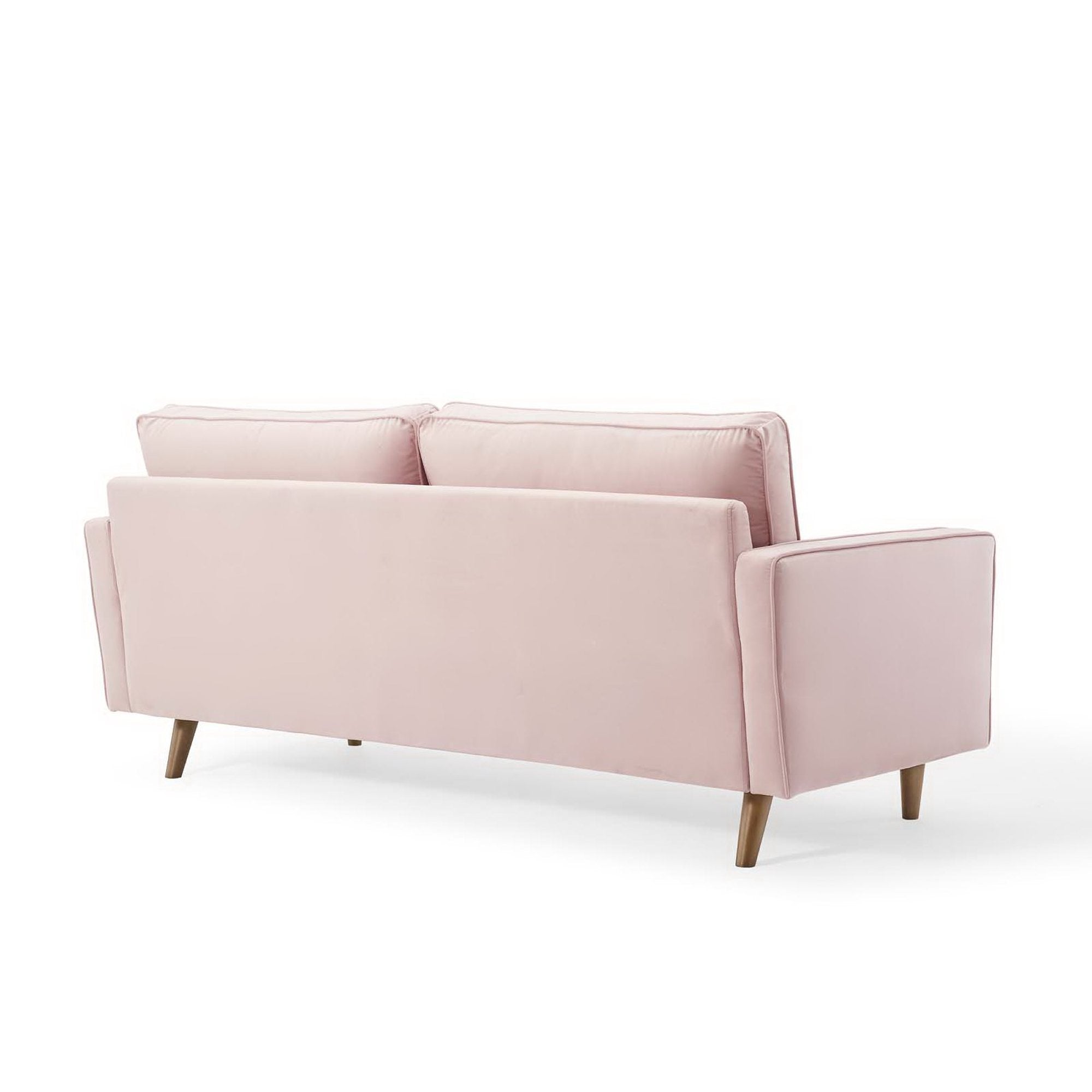 Valour Performance Velvet Sofa, Pink