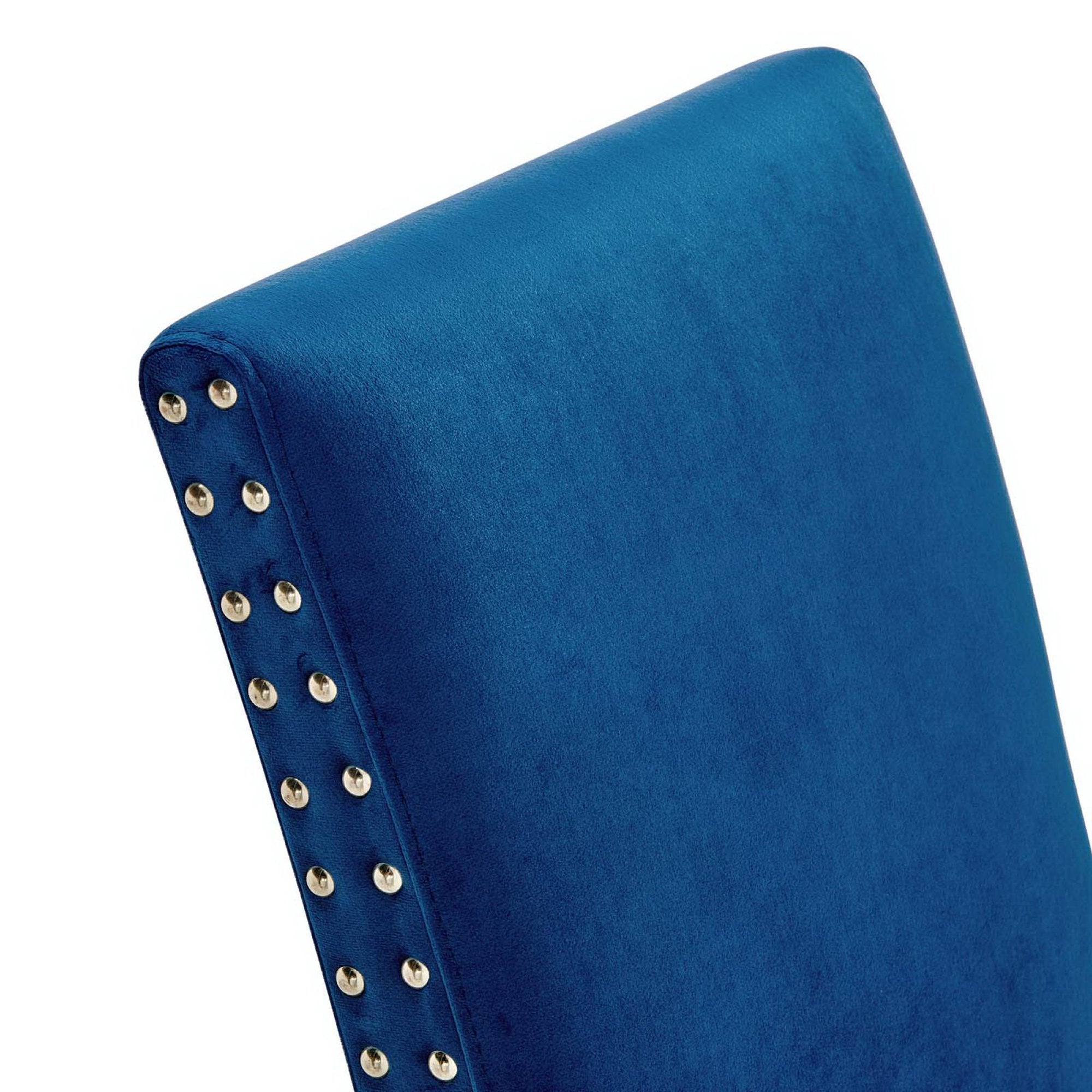Parcel Performance Velvet Dining Side Chairs Set of 2, Navy