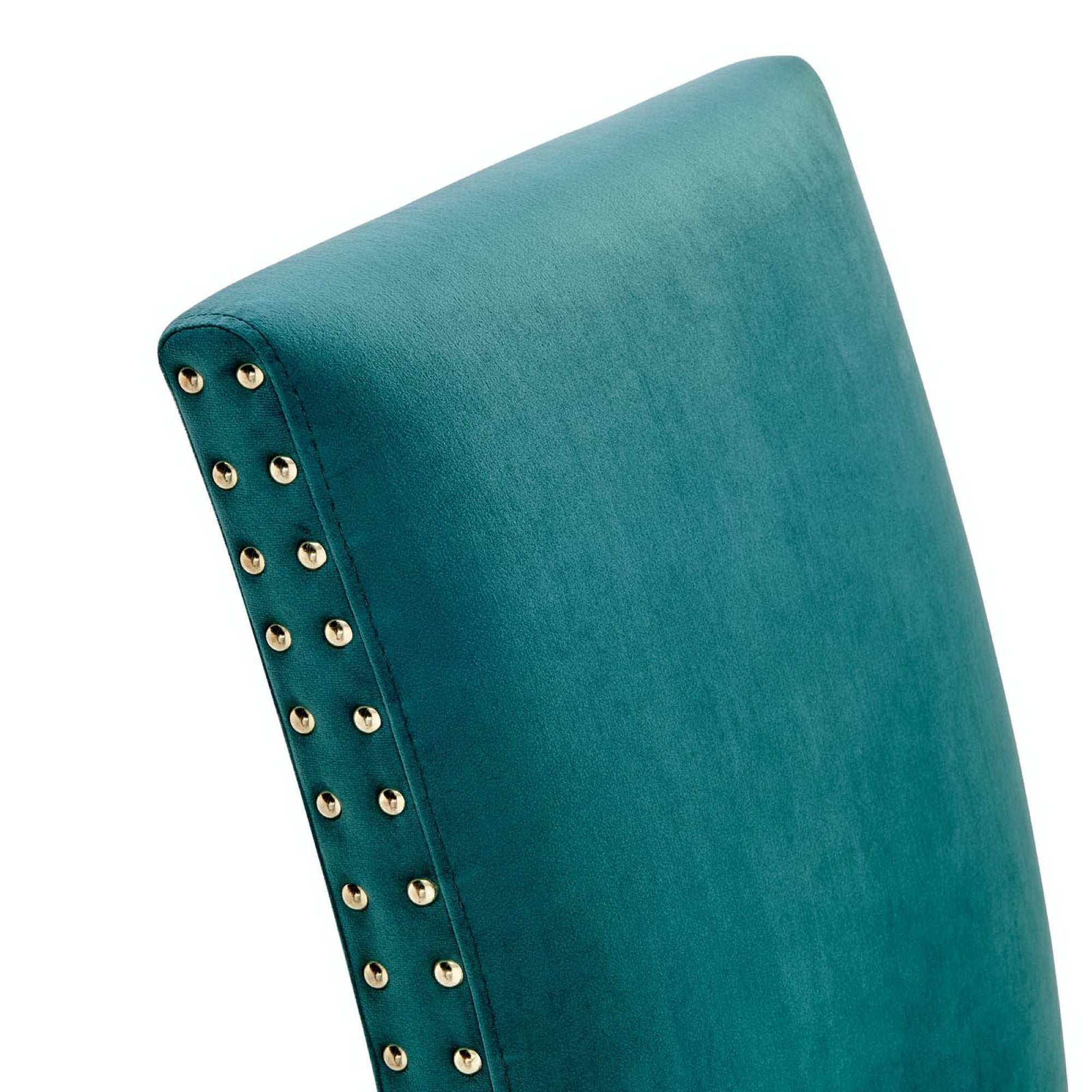Parcel Performance Velvet Dining Side Chairs Set of 2, Teal