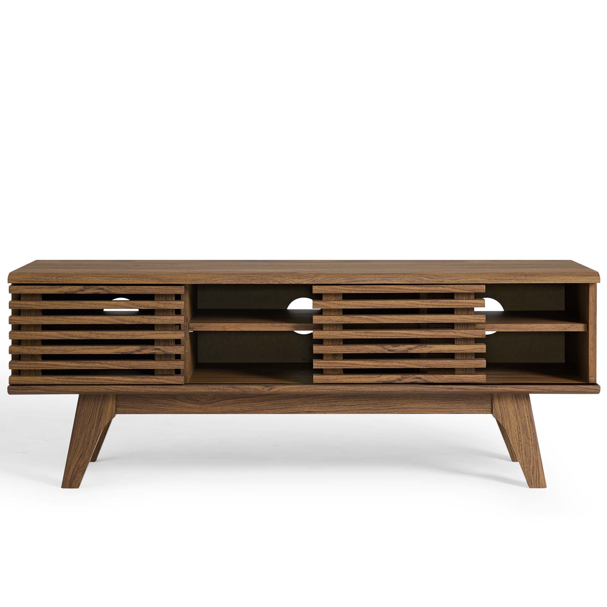 Render 46" Media Console TV Stand, Walnut
