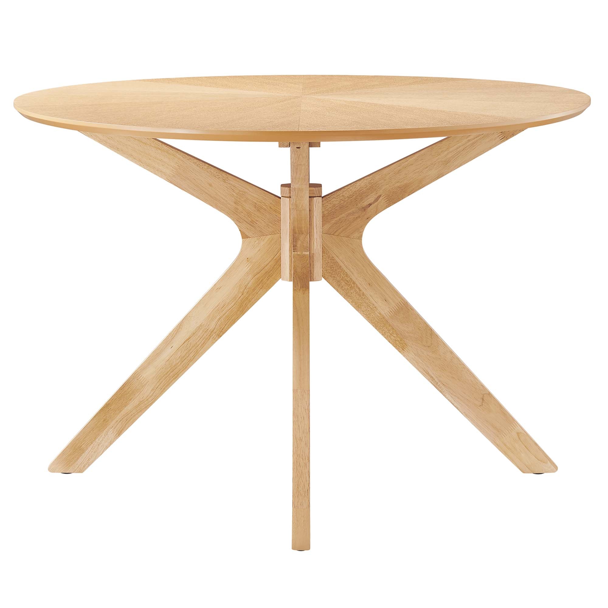 Crossroads 71" Oval Wood Dining Table, Oak