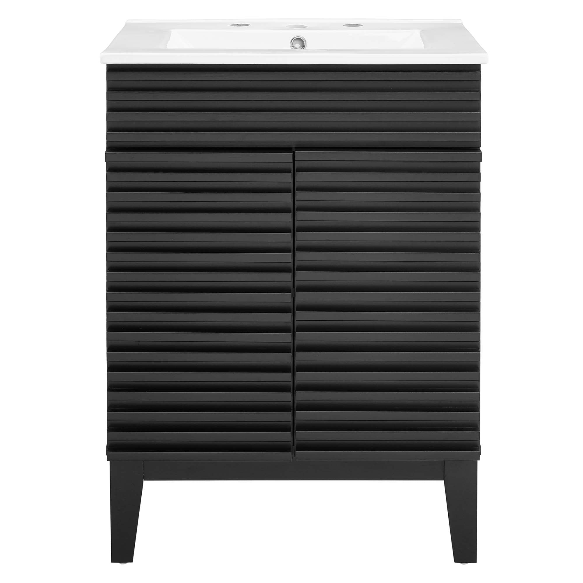 Render 24" Bathroom Vanity, Black White