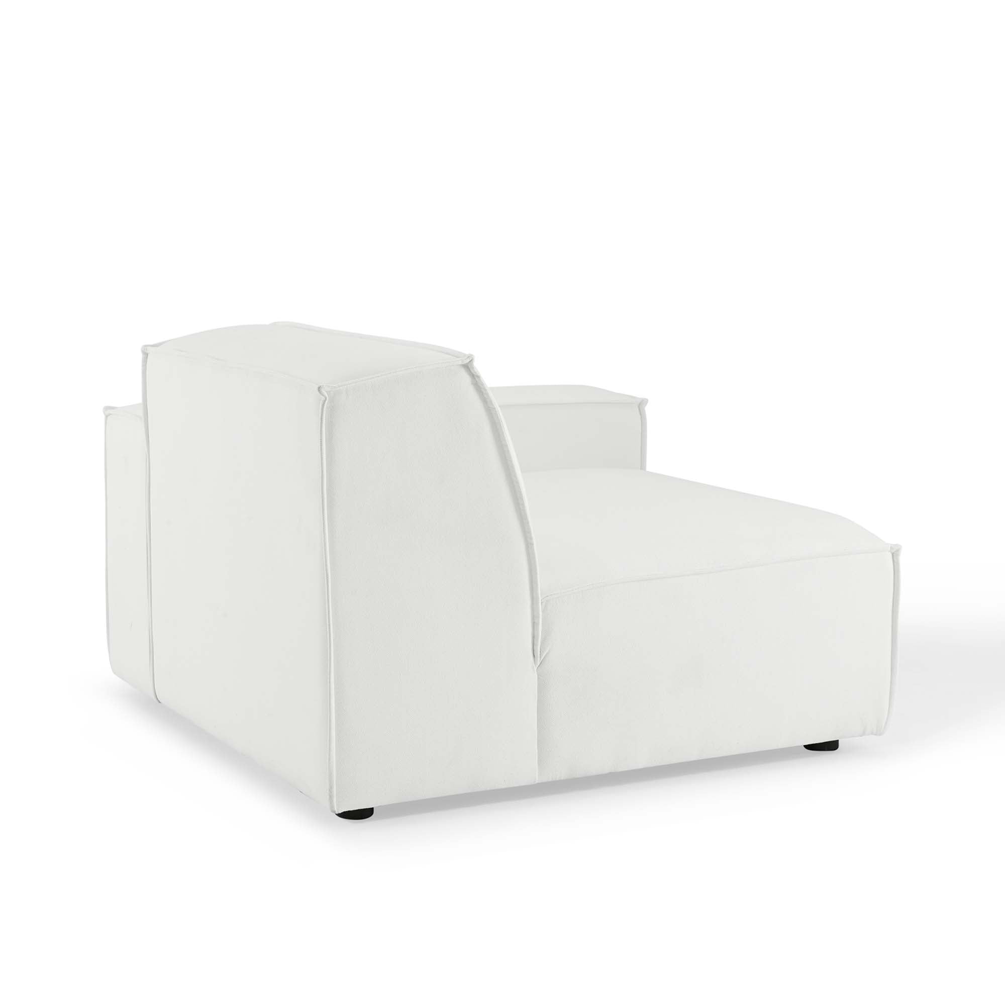 Restore Right-Arm Sectional Sofa Chair, White