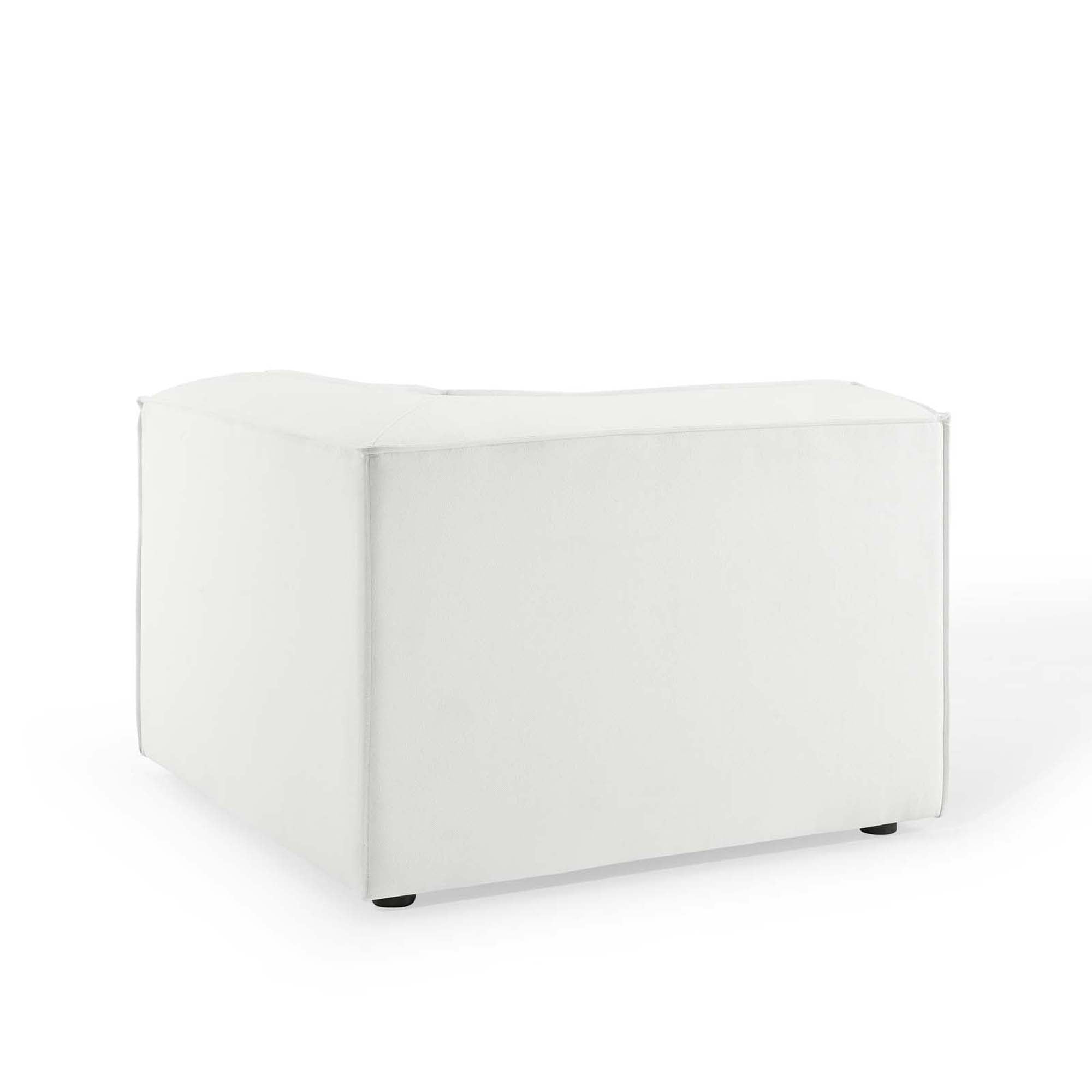 Restore Sectional Sofa Corner Chair, White