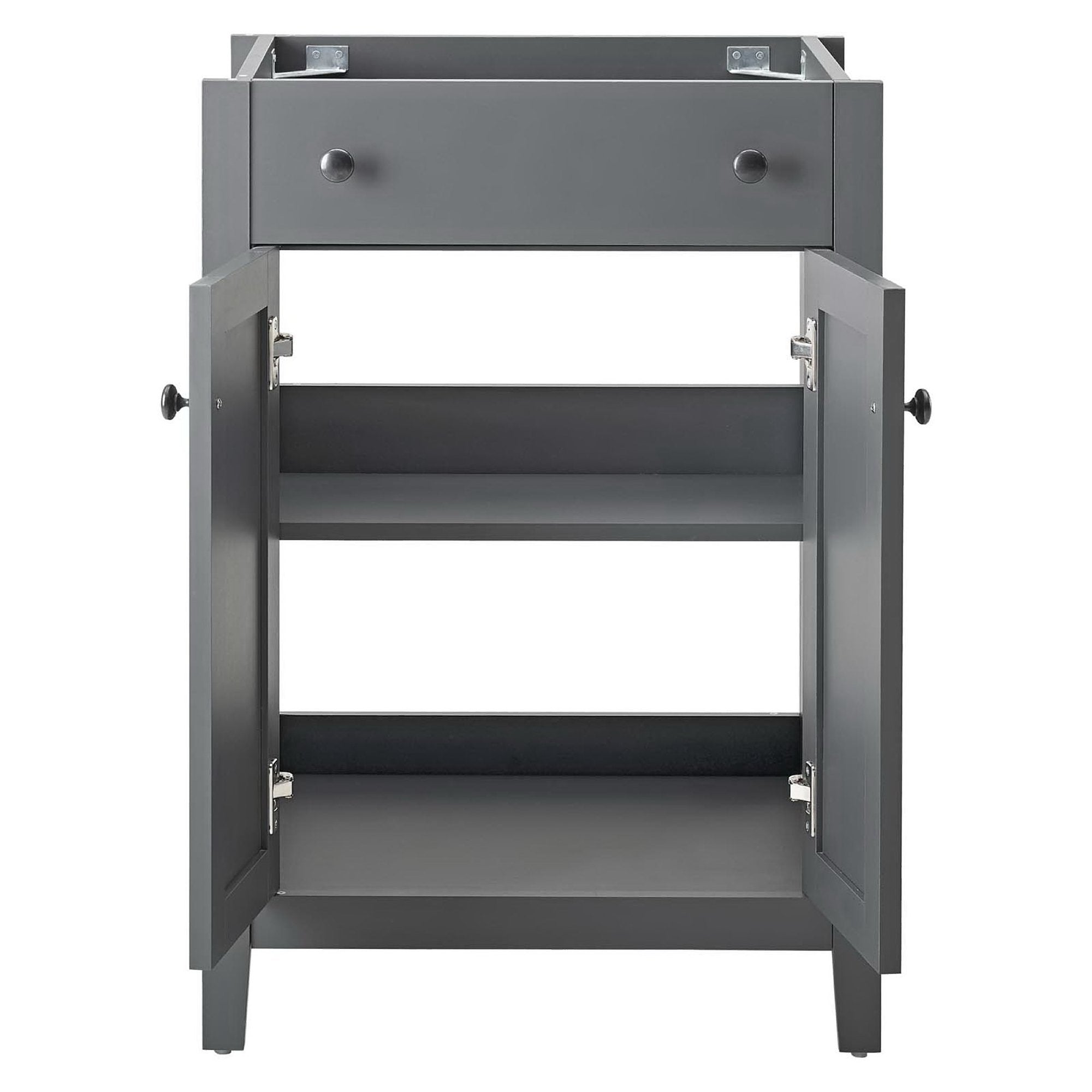 Nantucket 24" Bathroom Vanity Cabinet (Sink Basin Not Included), Gray