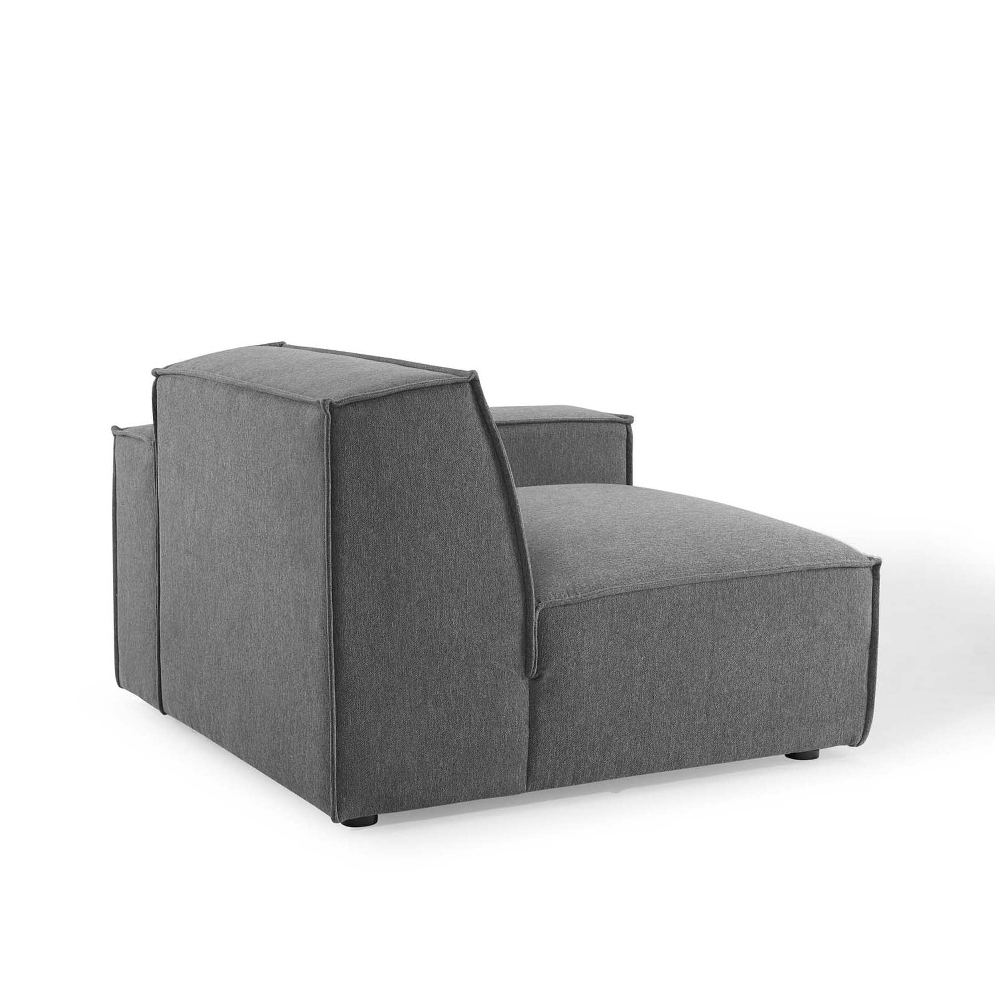 Restore 4-Piece Sectional Sofa, Charcoal