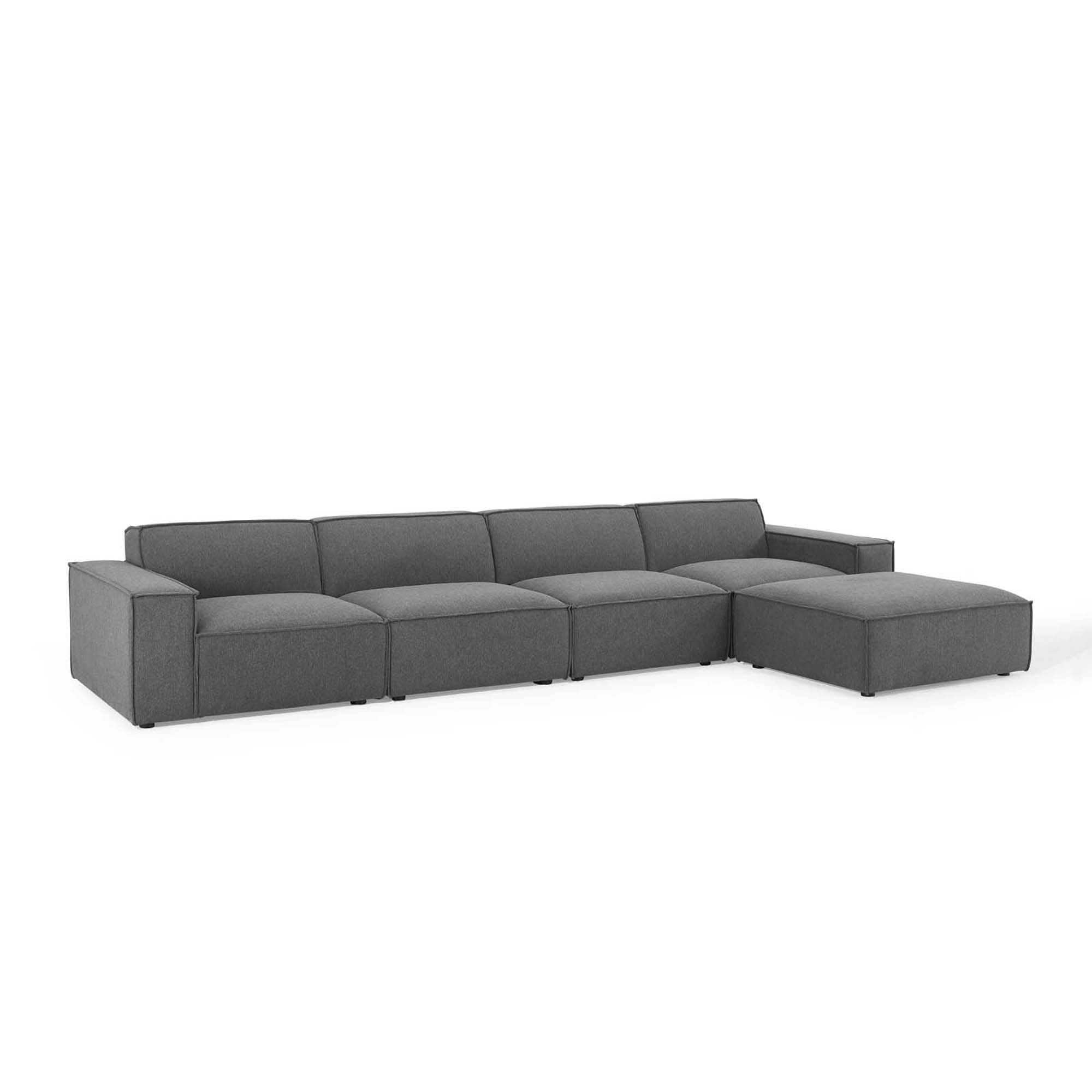 Restore 5-Piece Sectional Sofa, Charcoal